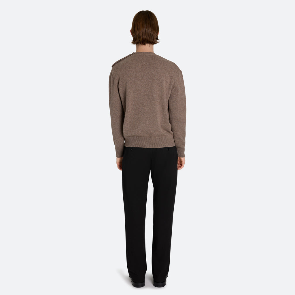 Cashmere Button Sweater