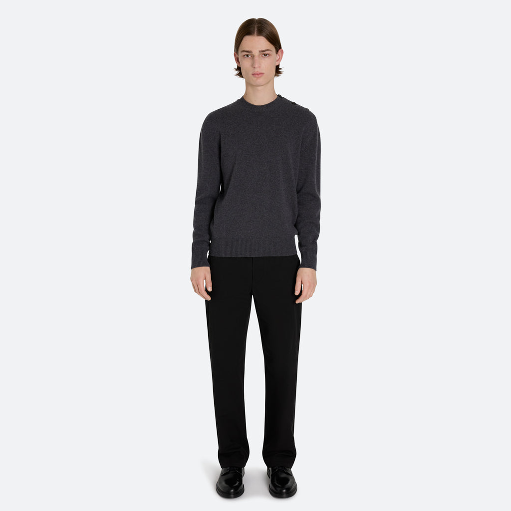 Cashmere Button Sweater