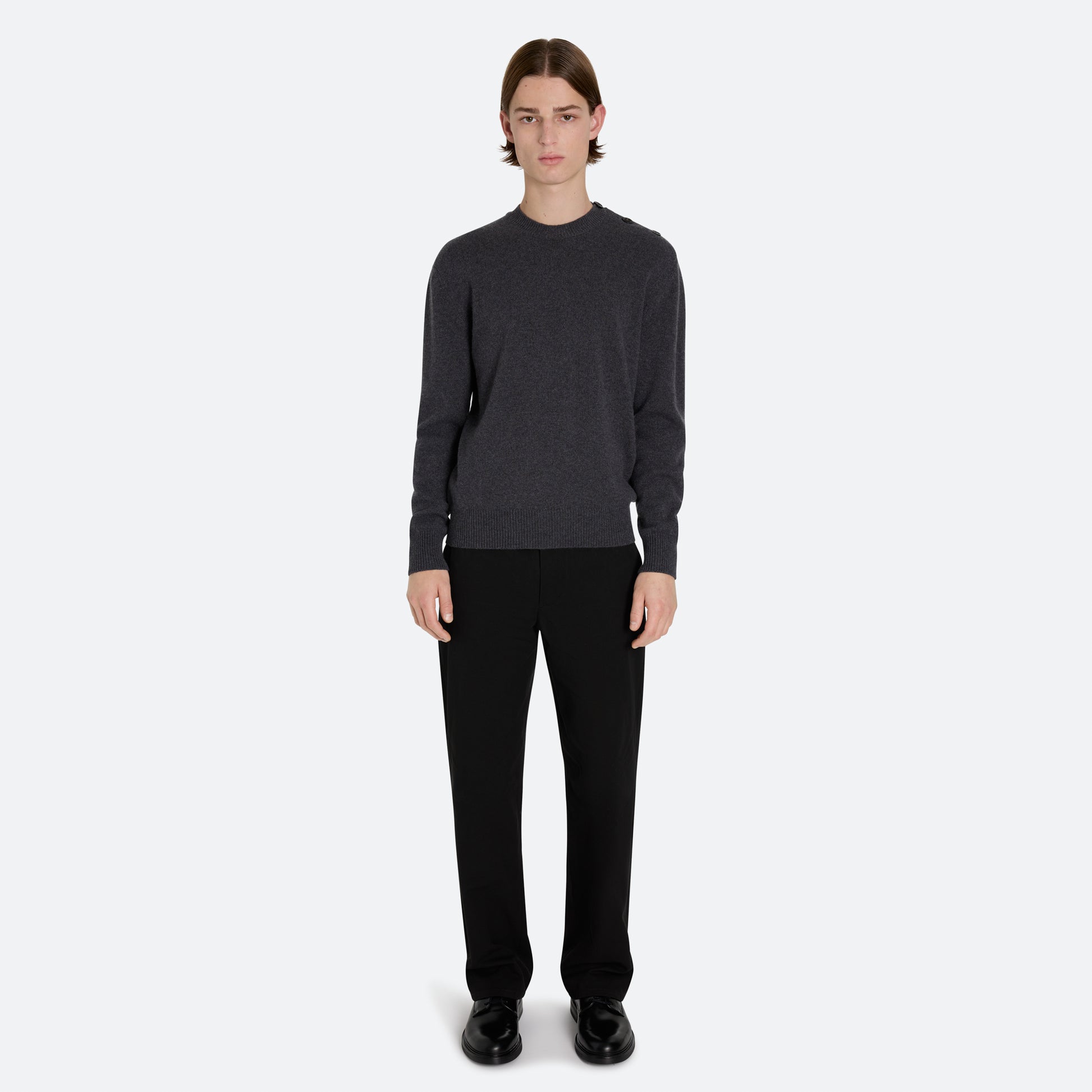 Cashmere Button Sweater