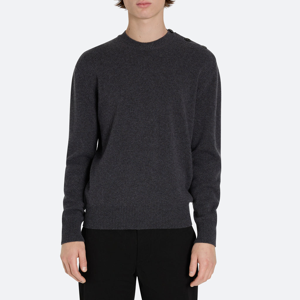 Cashmere Button Sweater