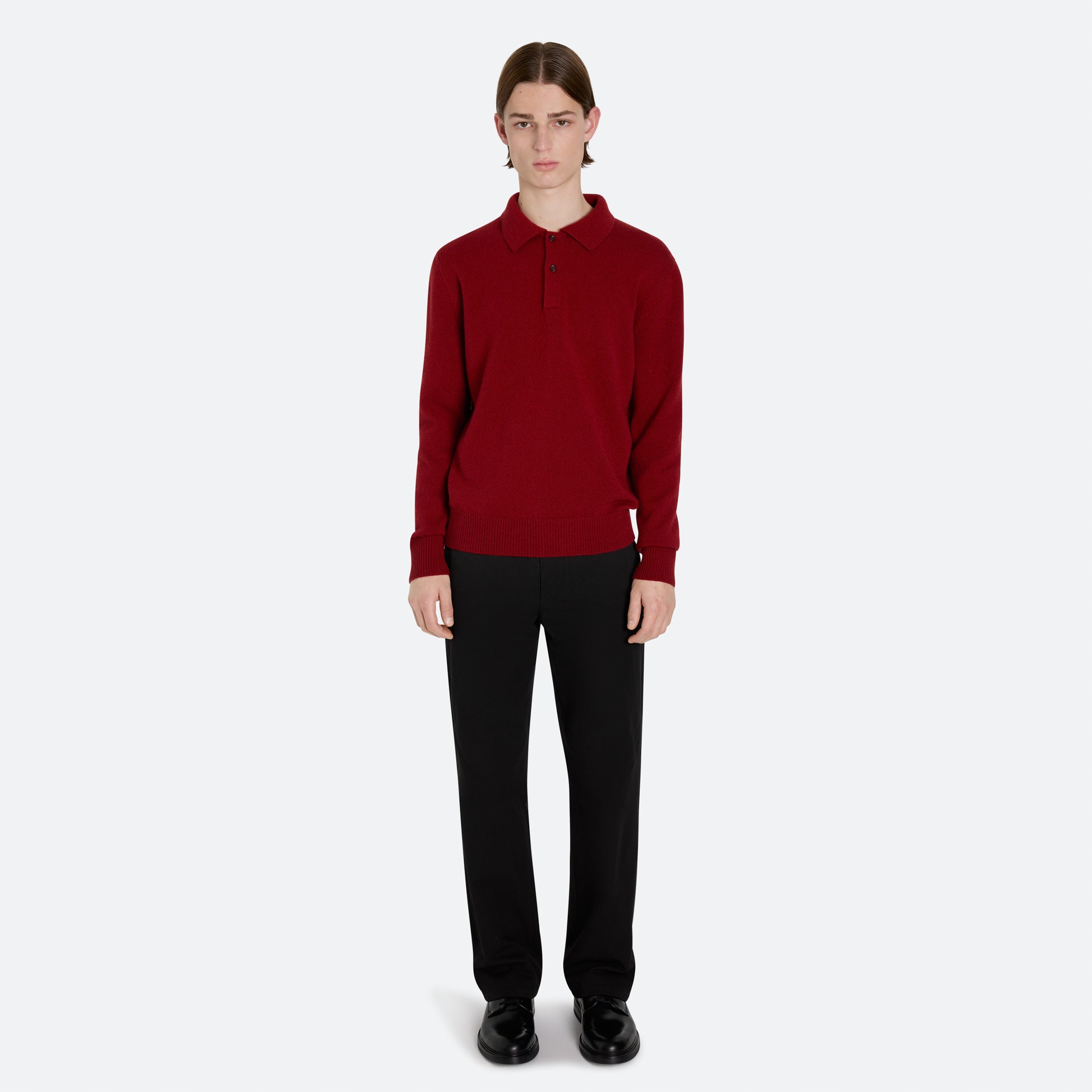 Cashmere Polo Sweater