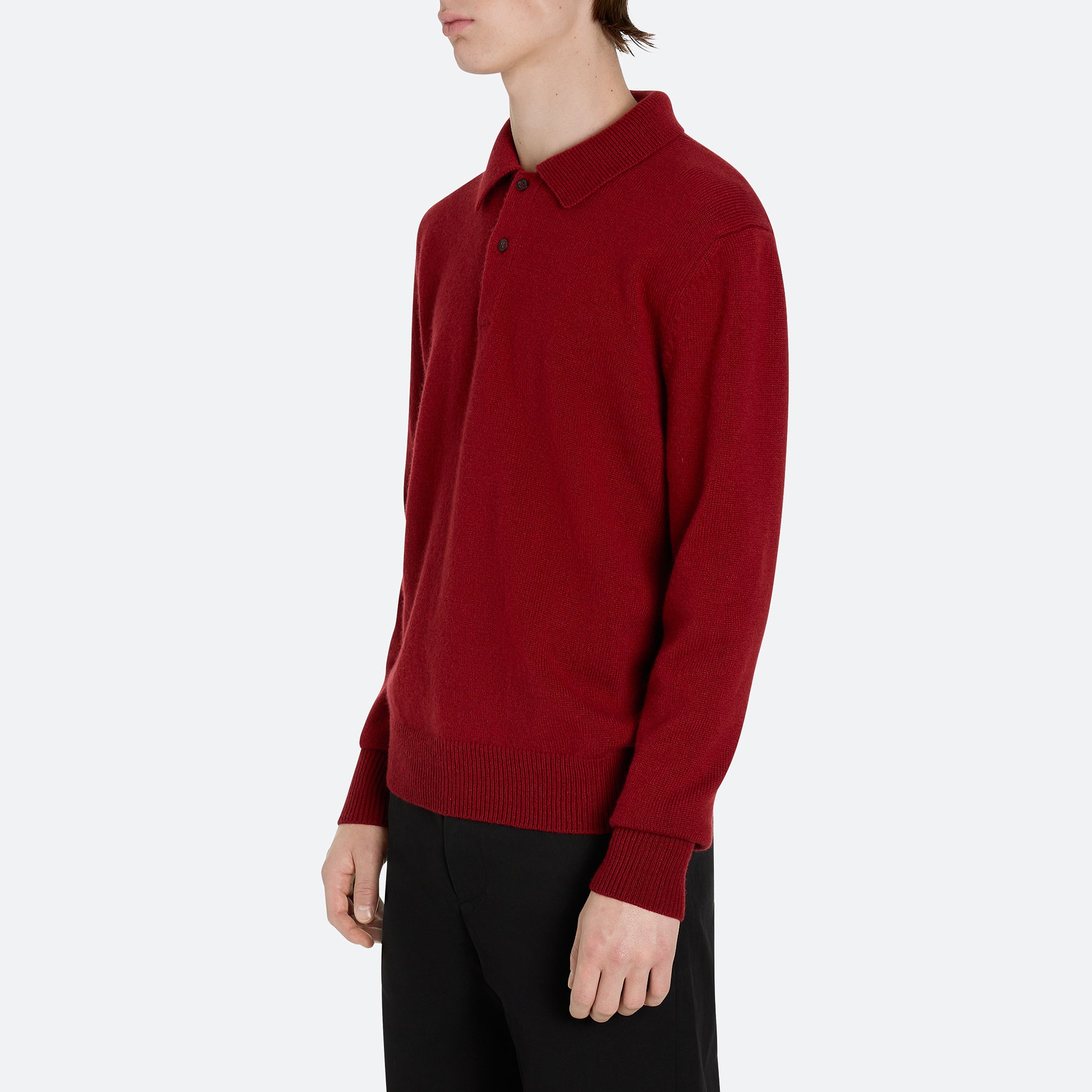 Cashmere Polo Sweater