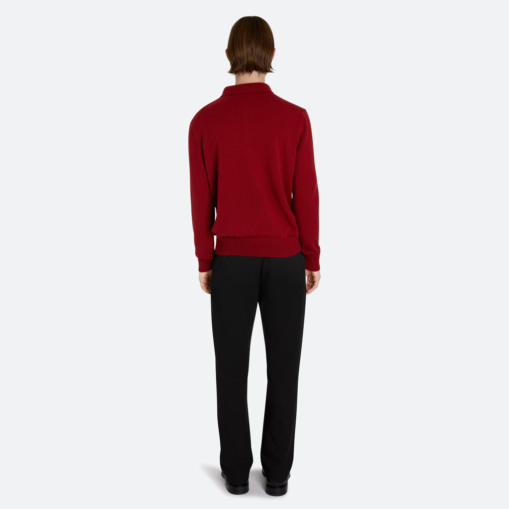 Cashmere Polo Sweater