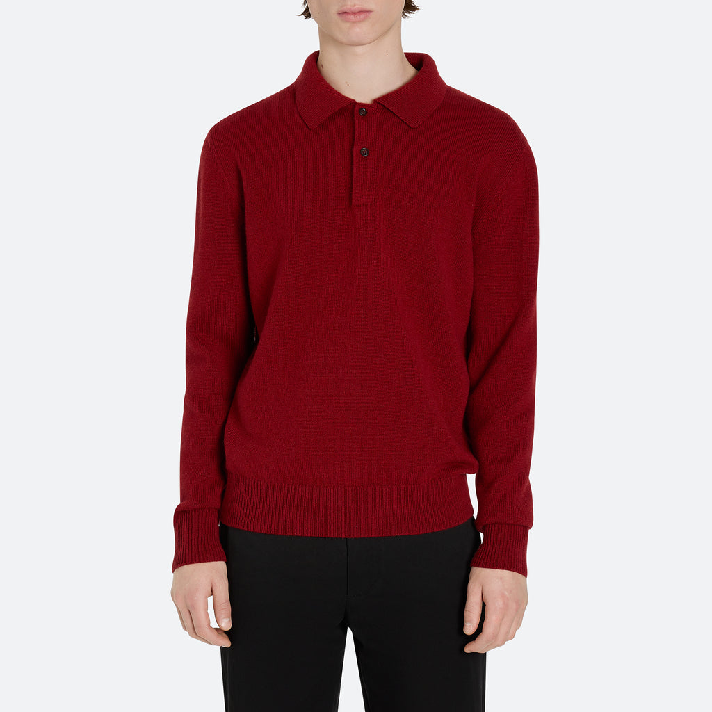 Cashmere Polo Sweater