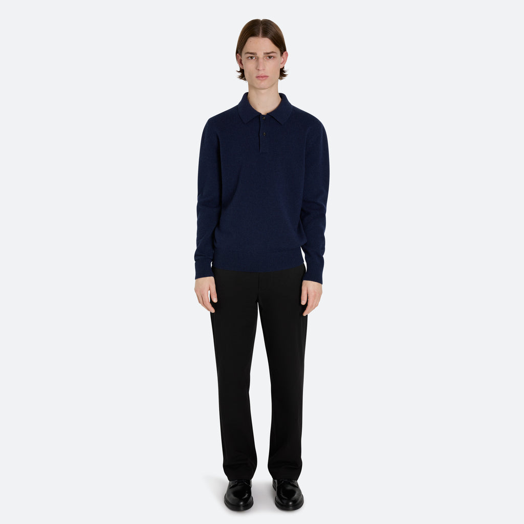 Cashmere Polo Sweater