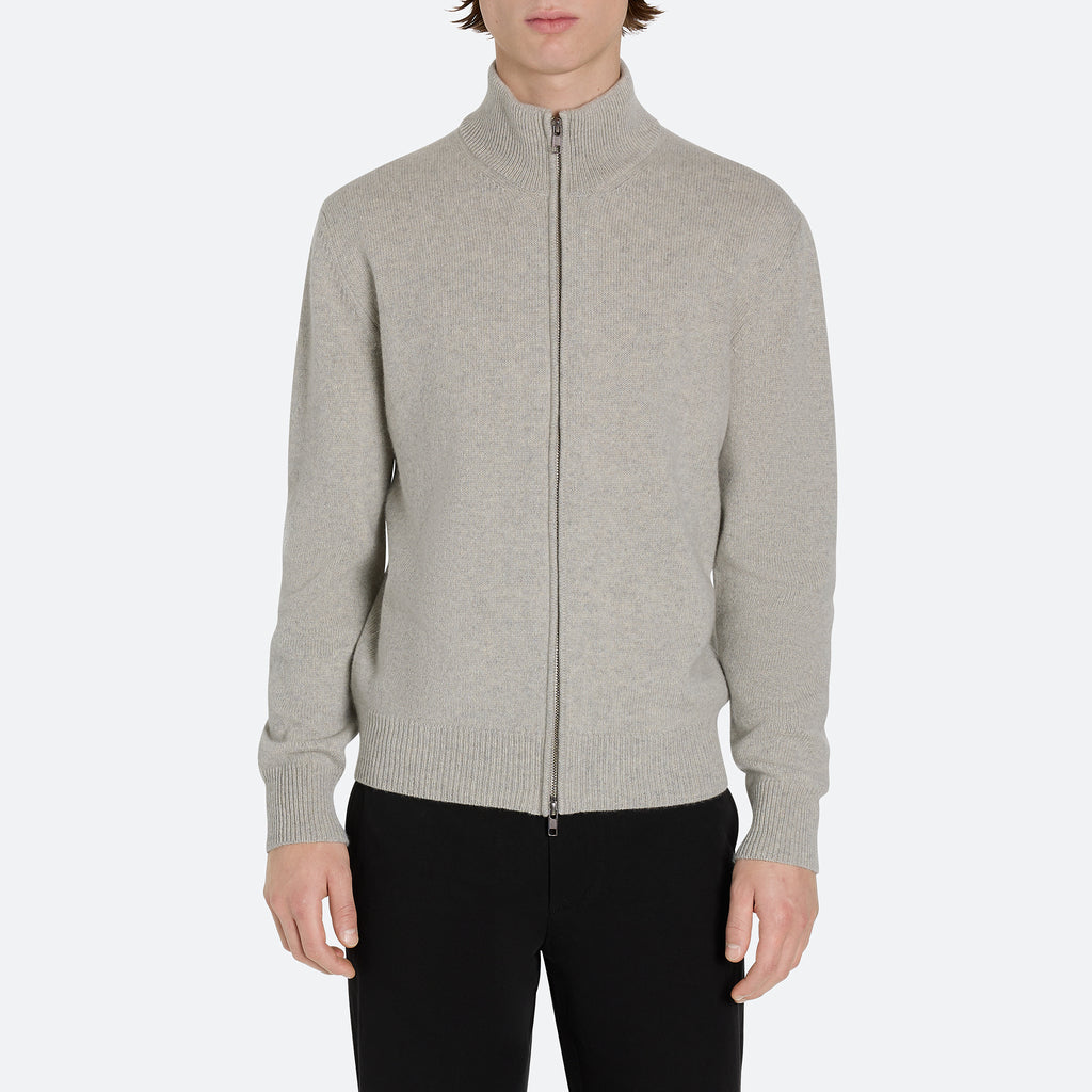 Cashmere Zip Sweater