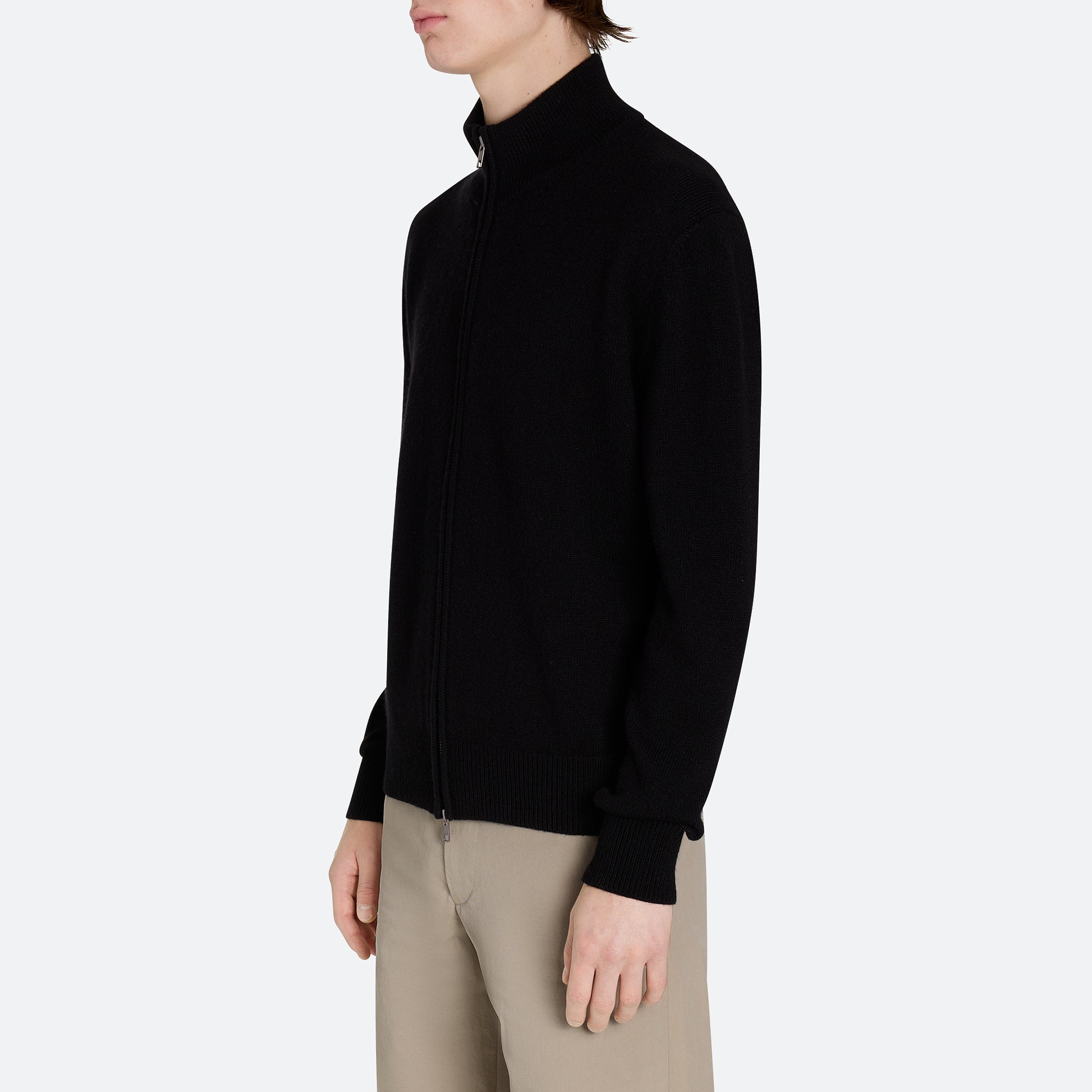 Cashmere Zip Sweater