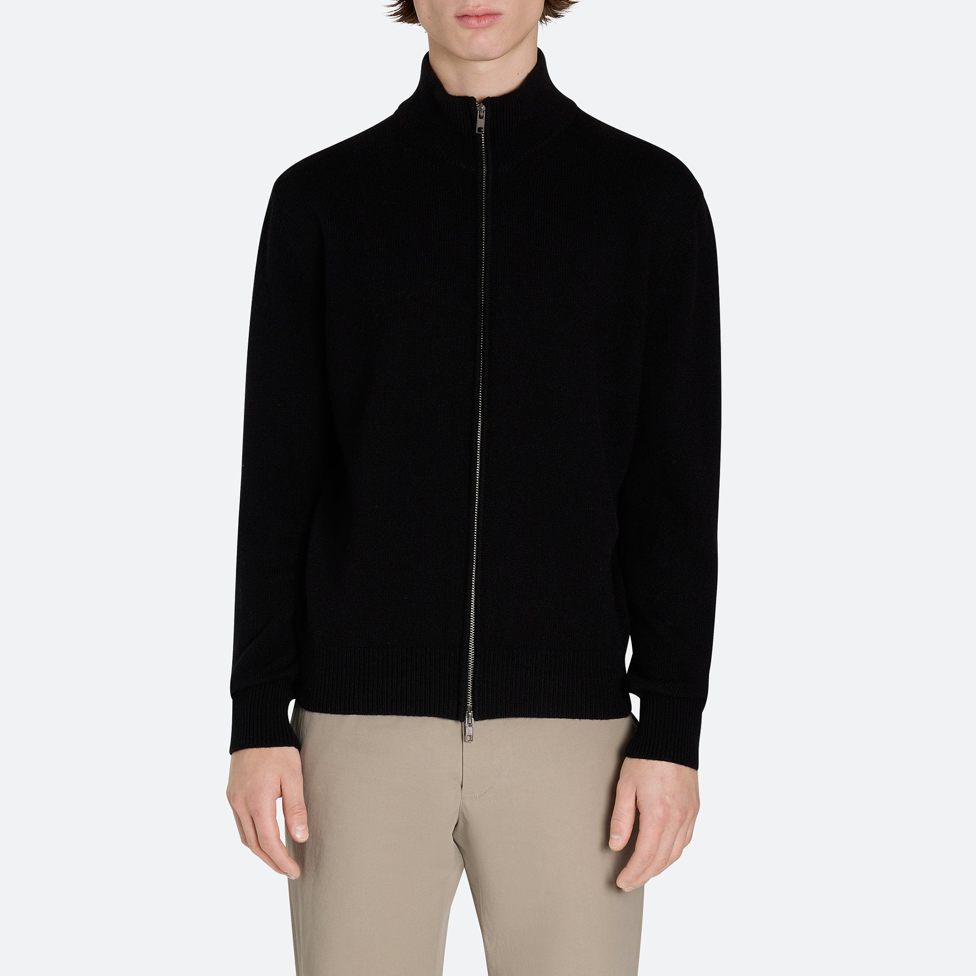Cashmere Zip Sweater