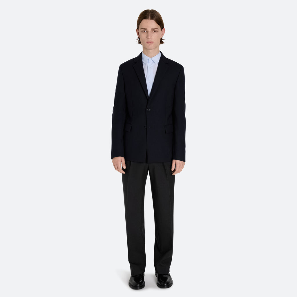 Wool Single Breasted Jacket