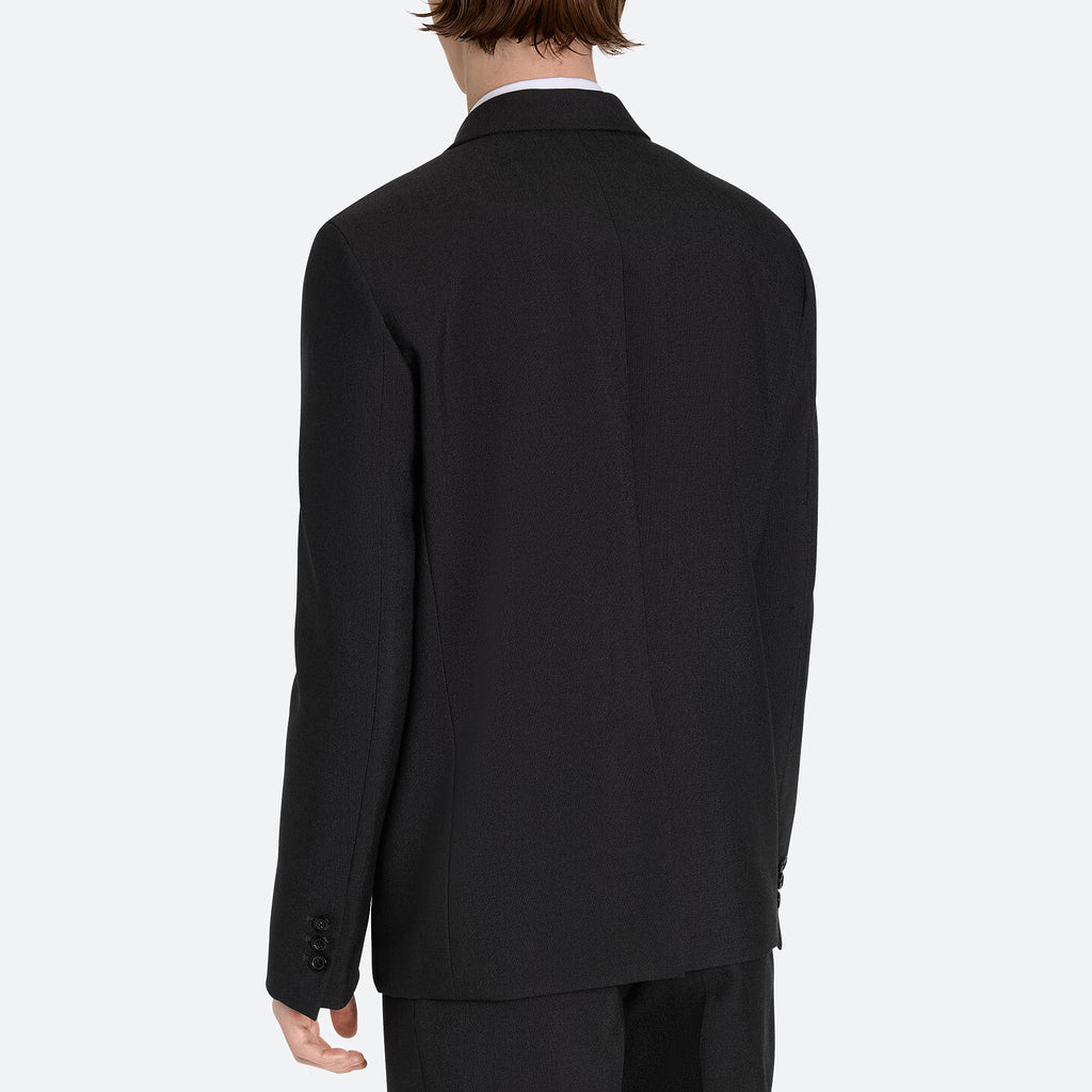 Mohair Wool Double Breasted Jacket