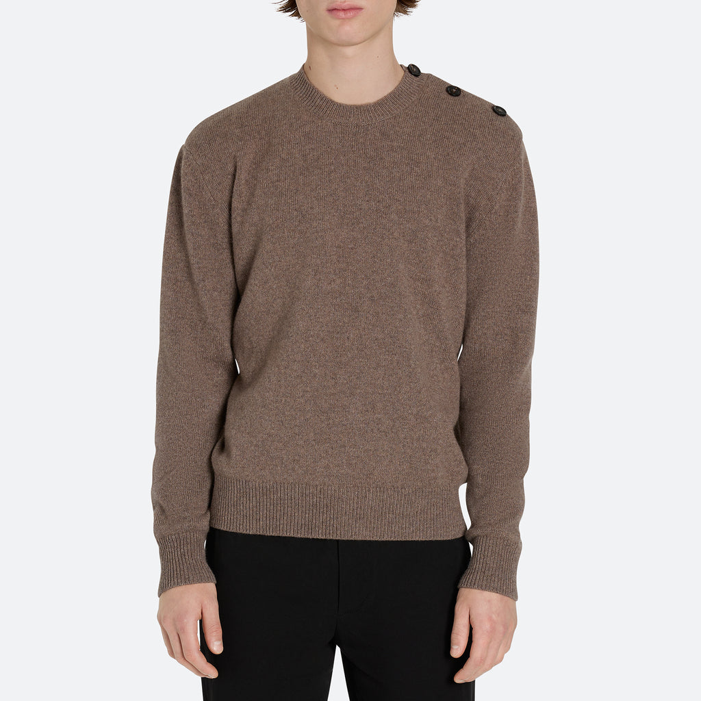 Cashmere Button Sweater