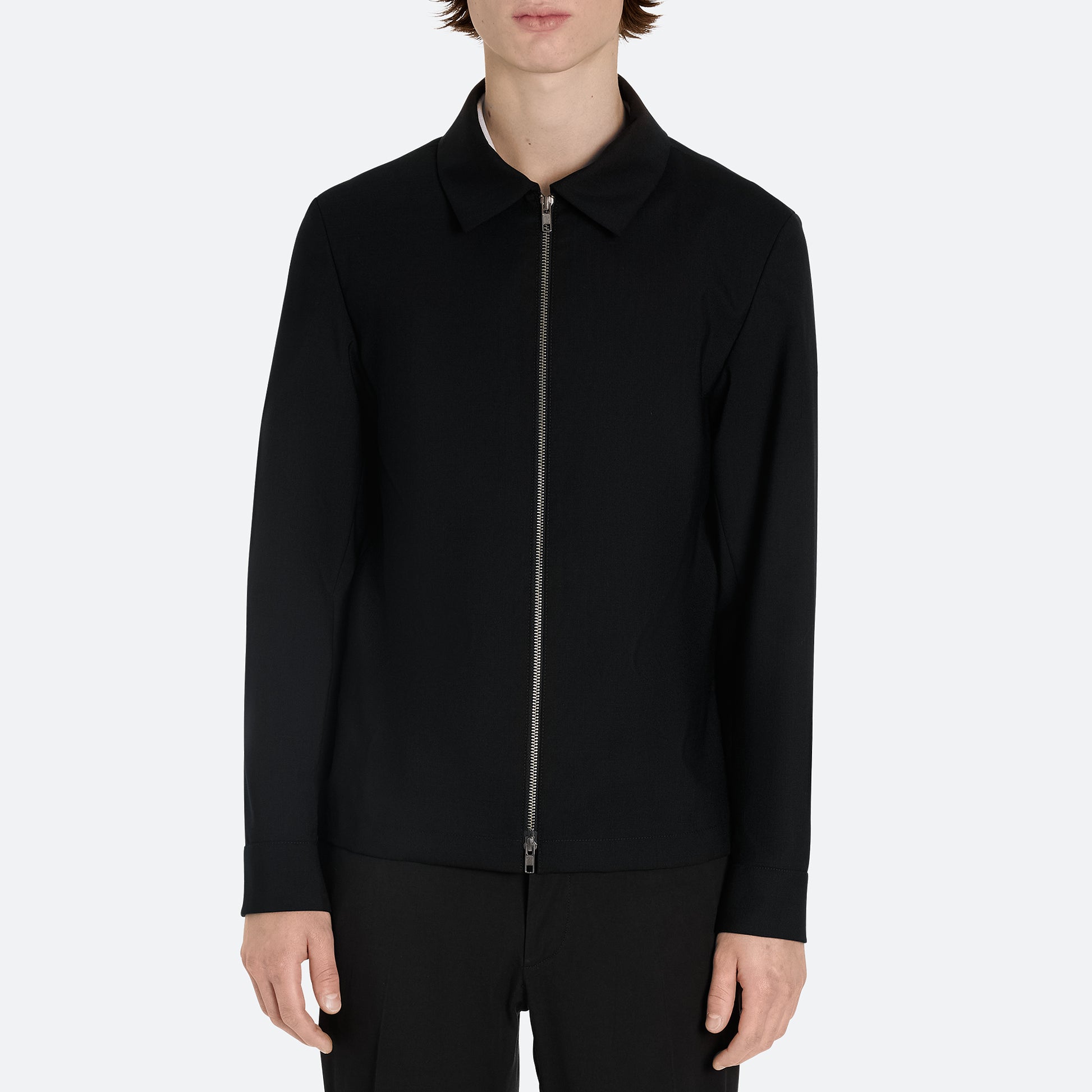 Wool Zip Blouson