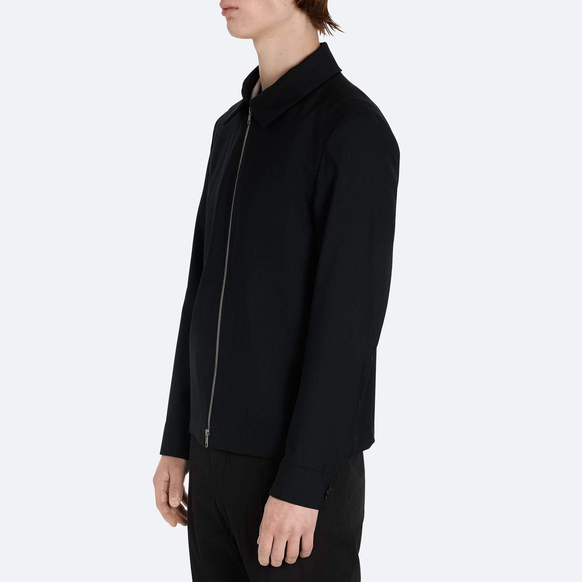 Wool Zip Blouson