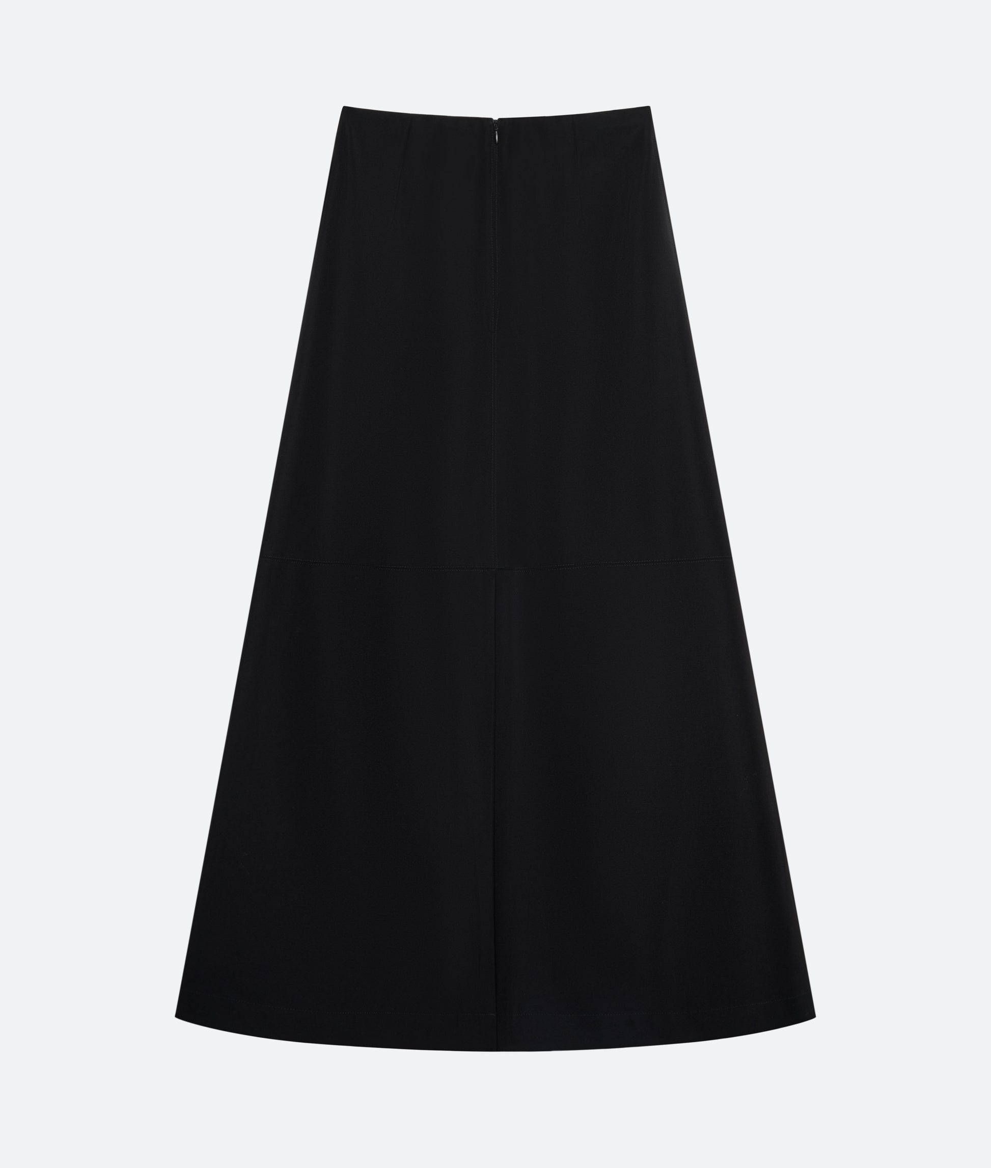Wool Column Skirt