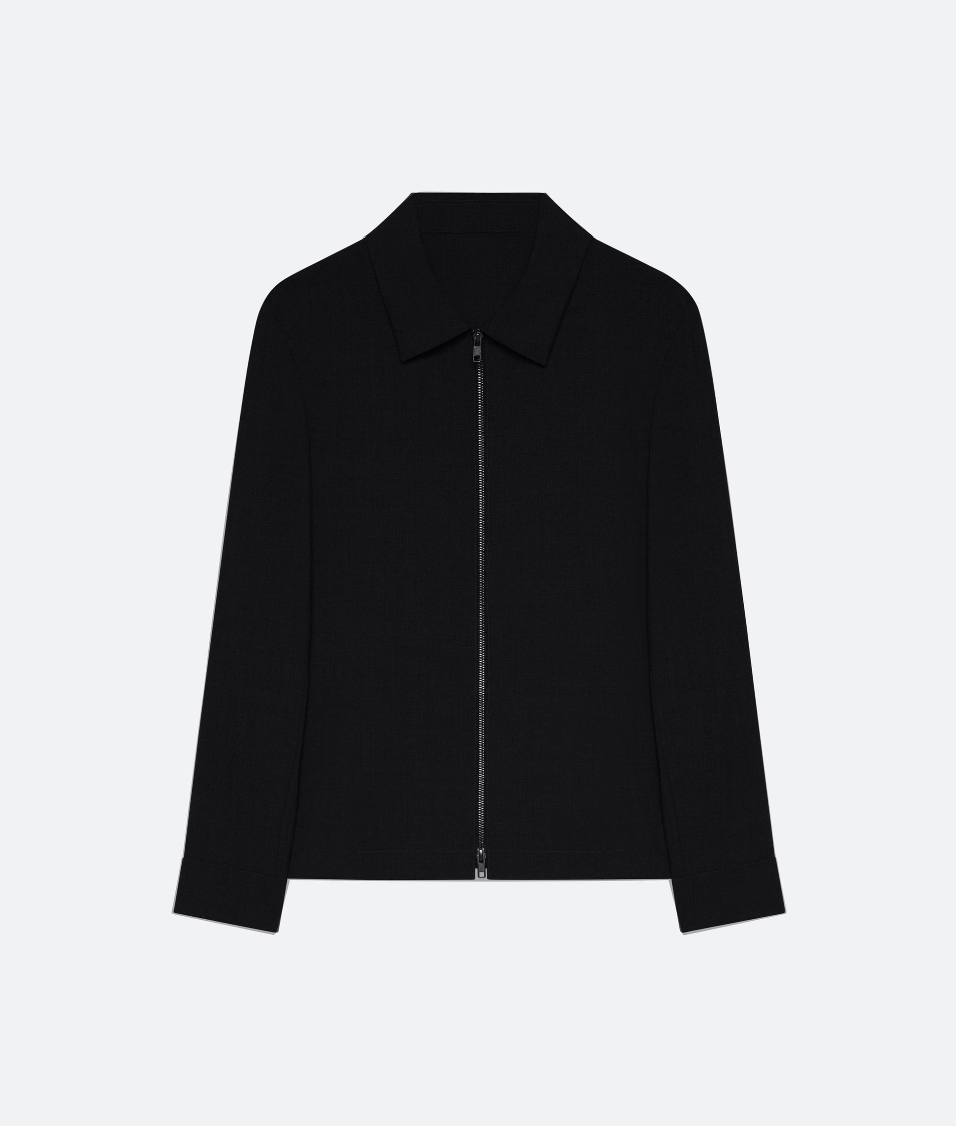 Wool Zip Blouson