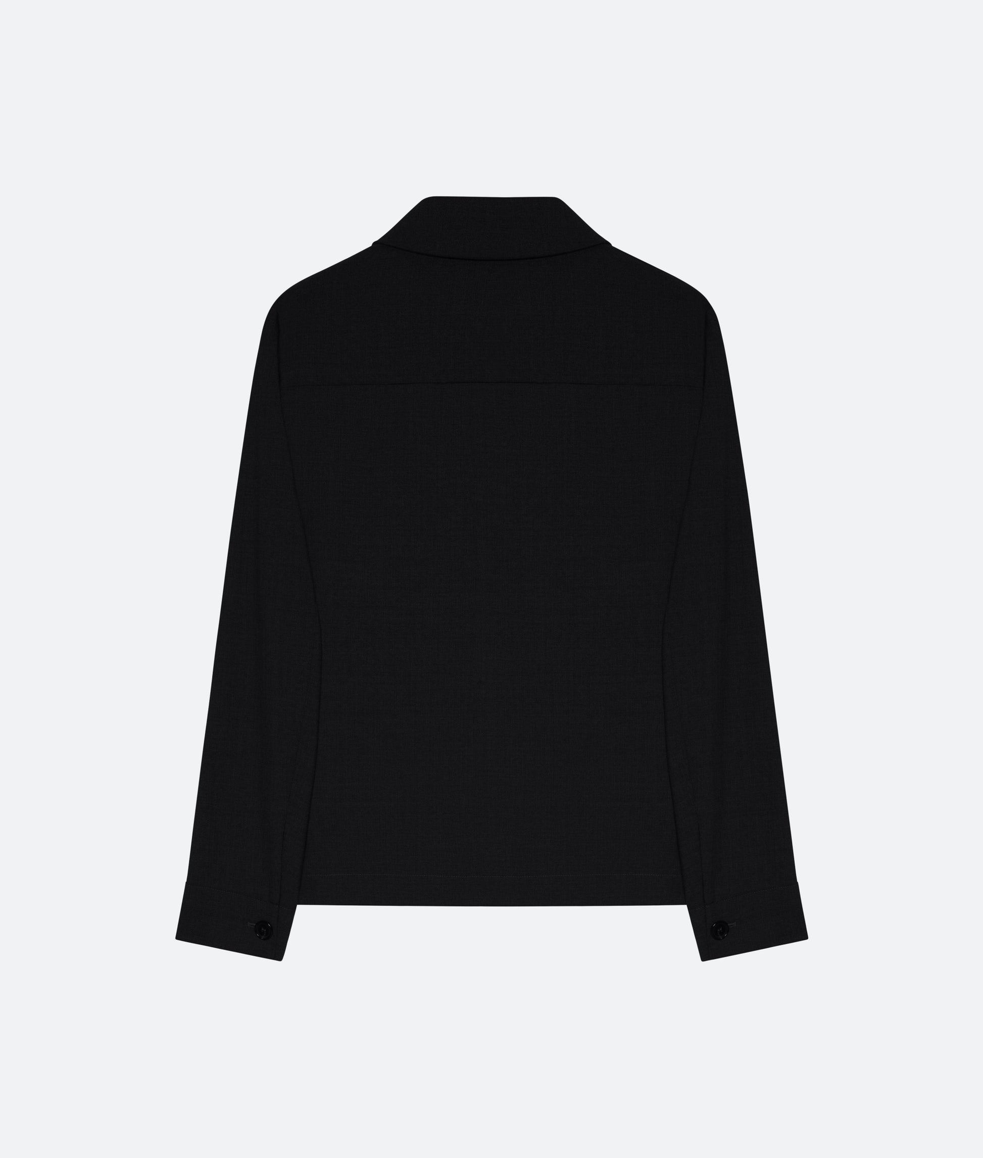 Wool Zip Blouson