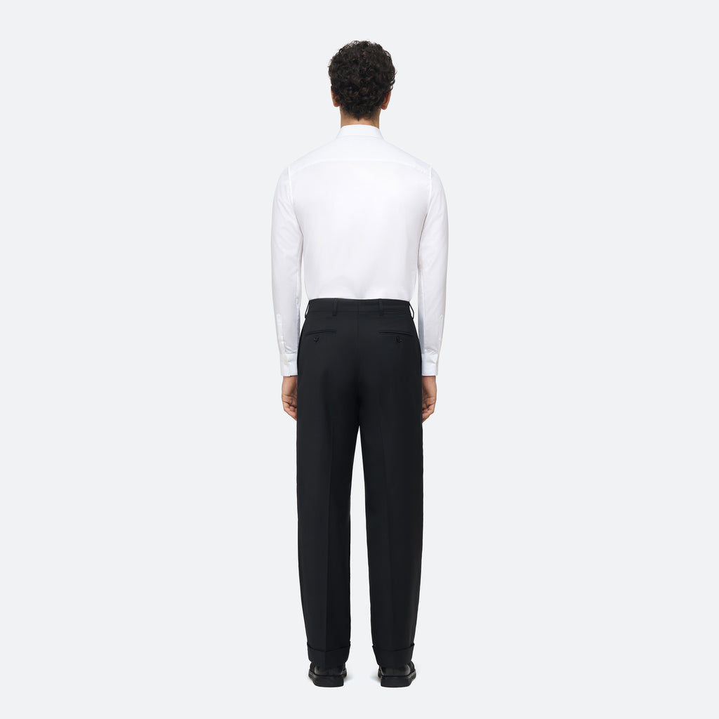Wool Pleated Trouser