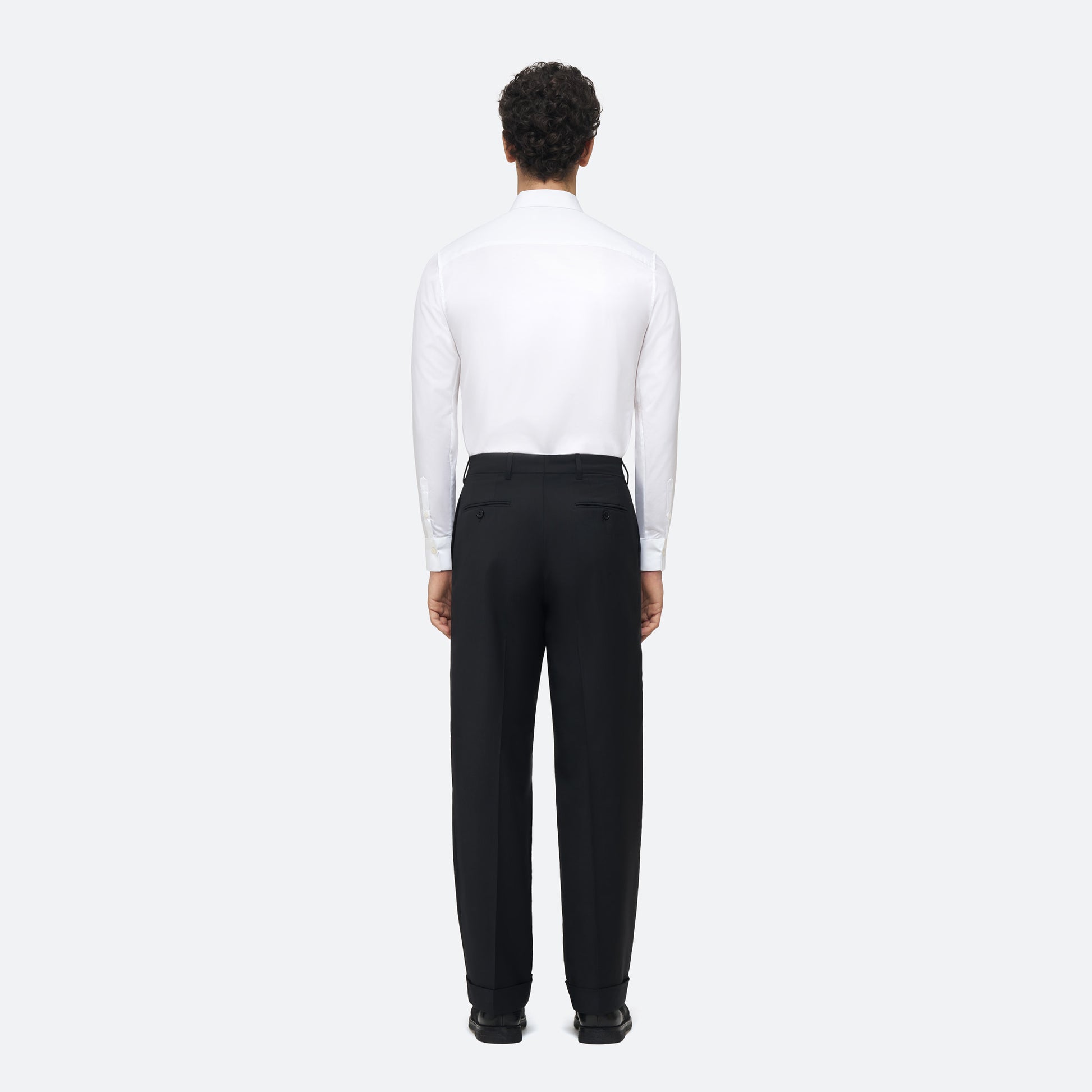Wool Pleated Trouser