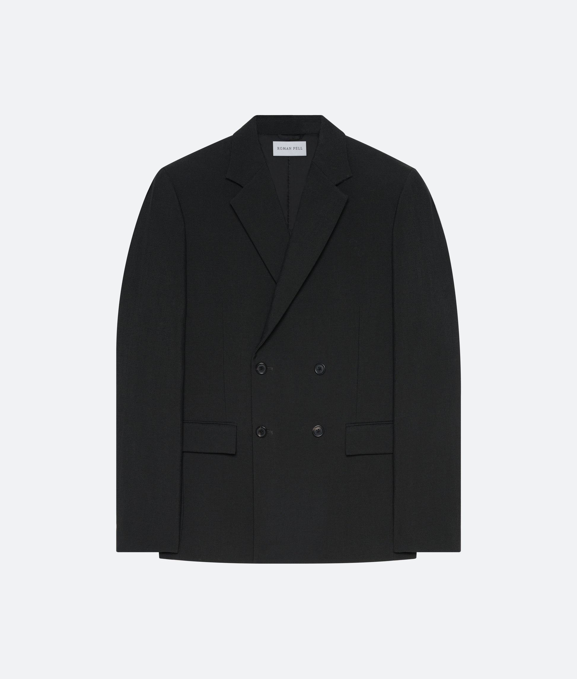 Mohair Wool Double Breasted Jacket