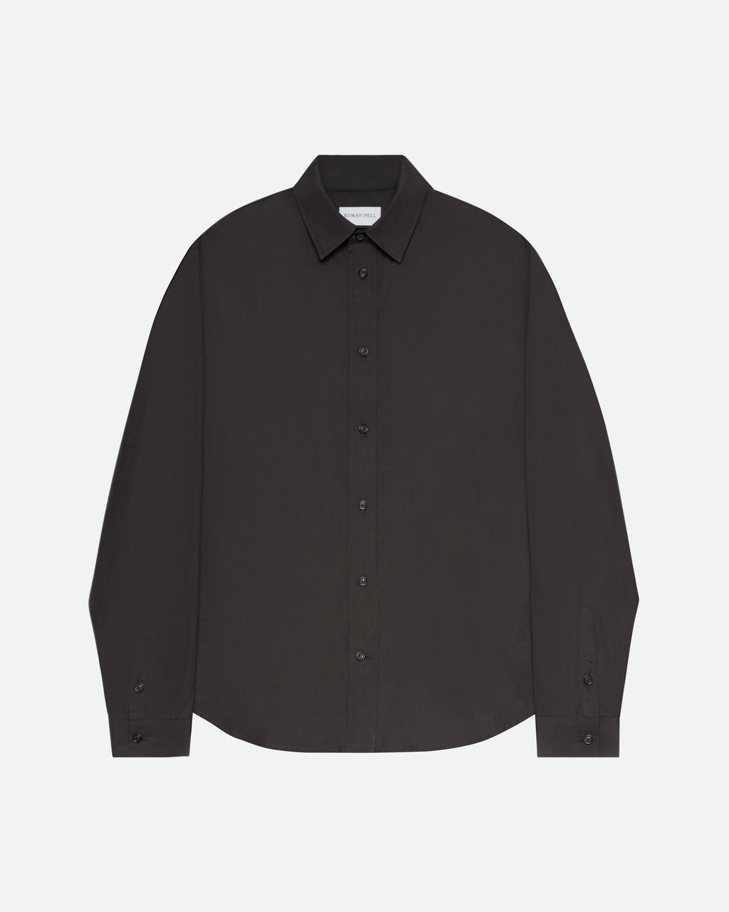 Cotton Poplin Shirt in Terra - packshot front