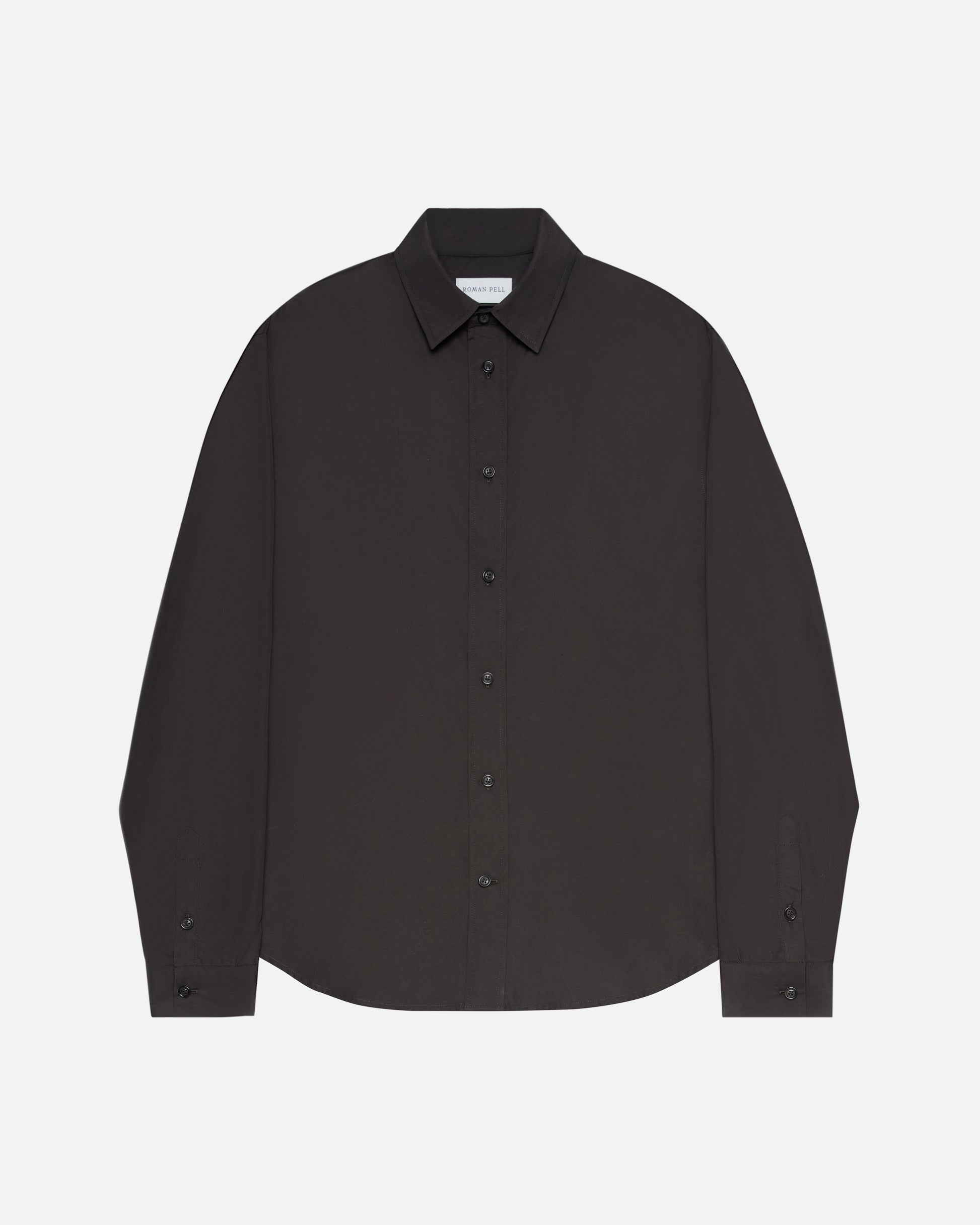 Cotton Poplin Shirt in Terra - packshot front
