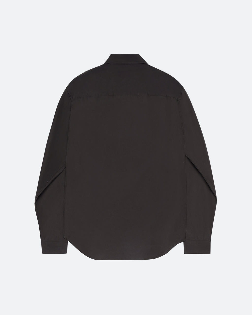 Cotton Poplin Shirt in Terra - packshot back