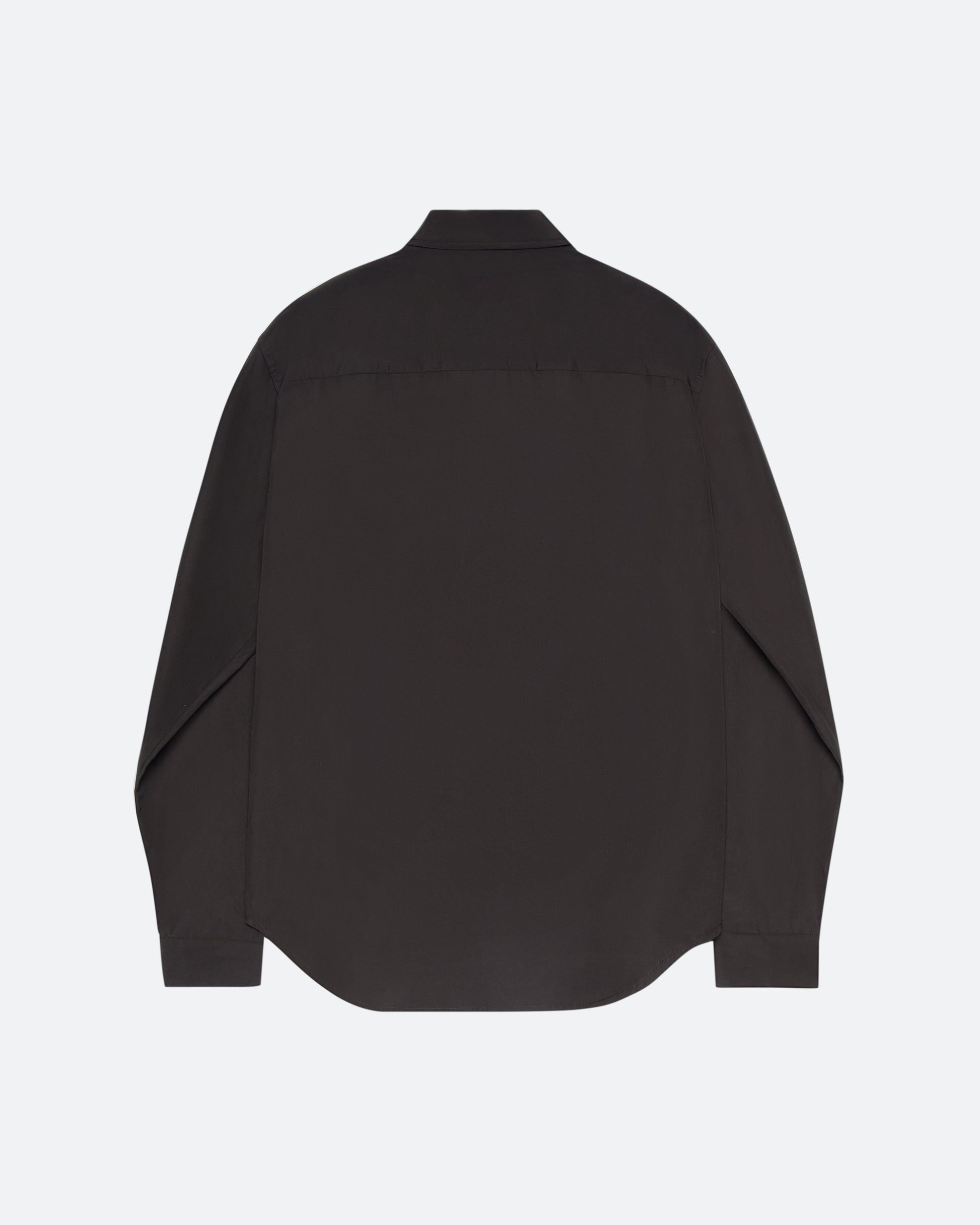 Cotton Poplin Shirt in Terra - packshot back
