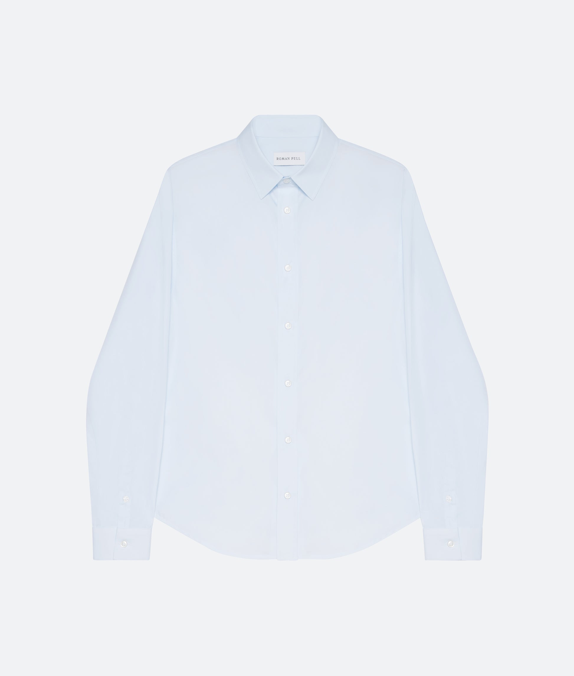 Cotton Poplin Shirt Pale Blue