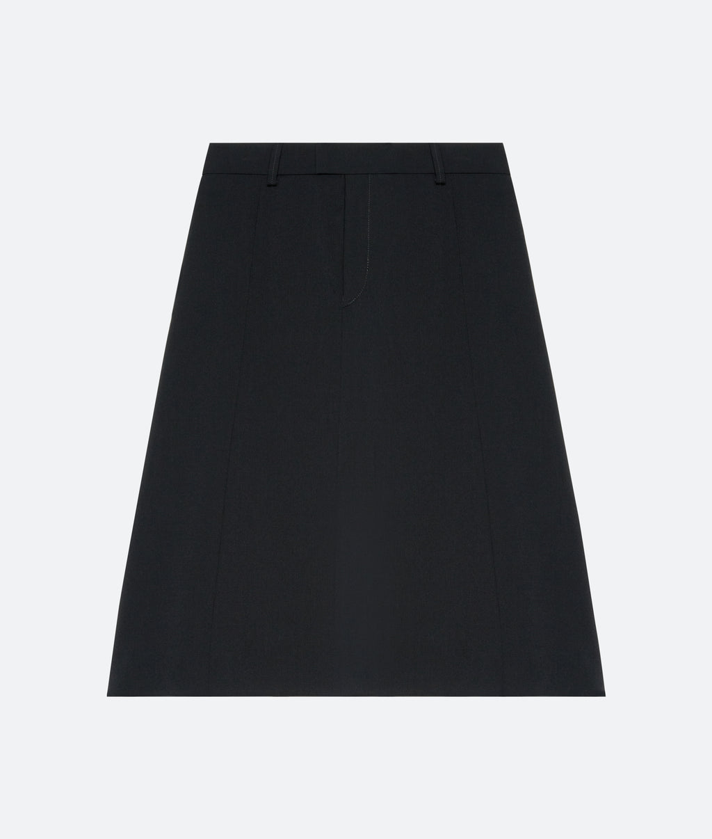 Mohair Wool Tailored Skirt