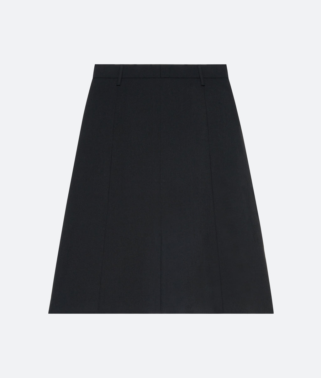 Mohair Wool Tailored Skirt