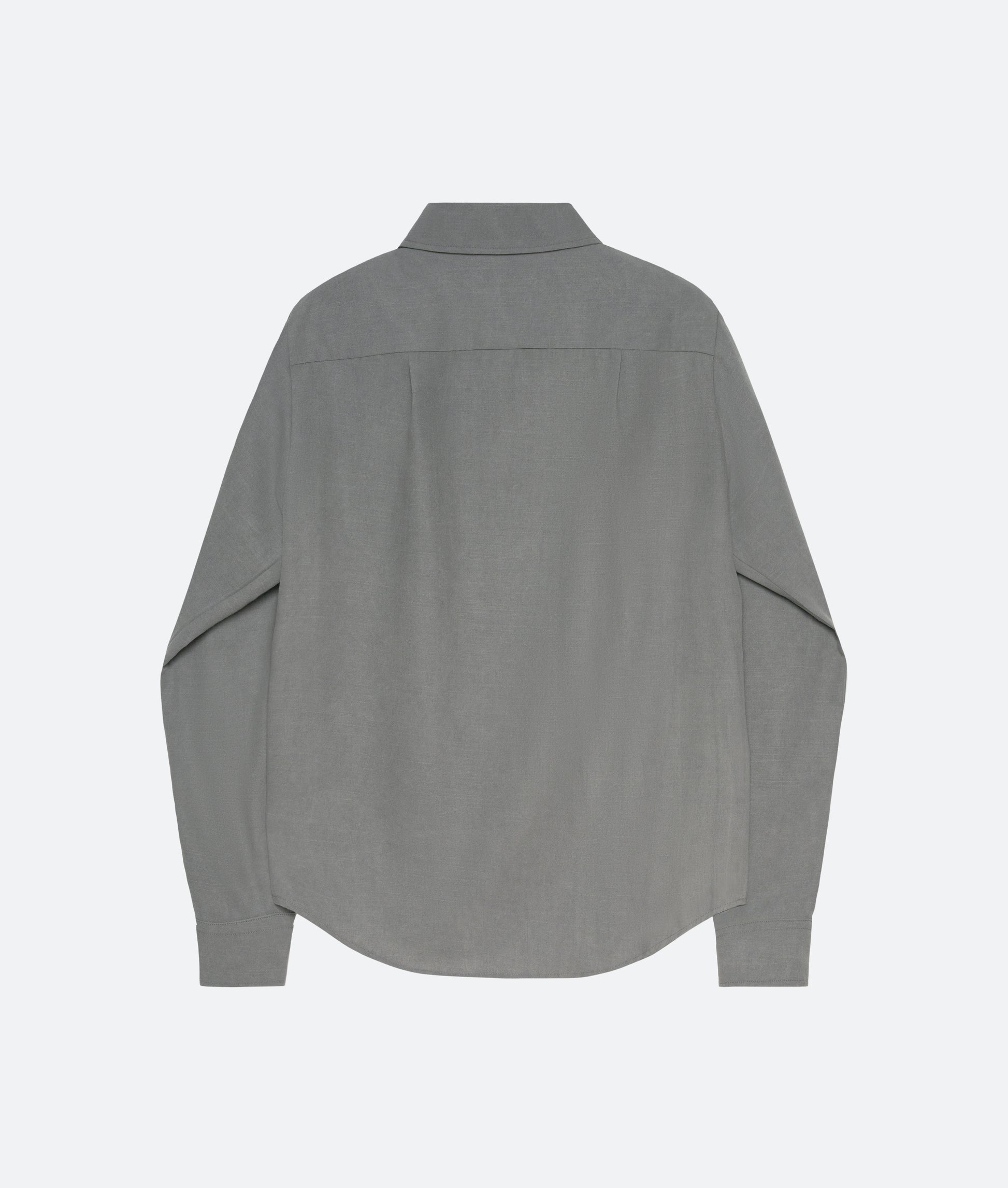 Wool Uniform Shirt in Pearl - packshot