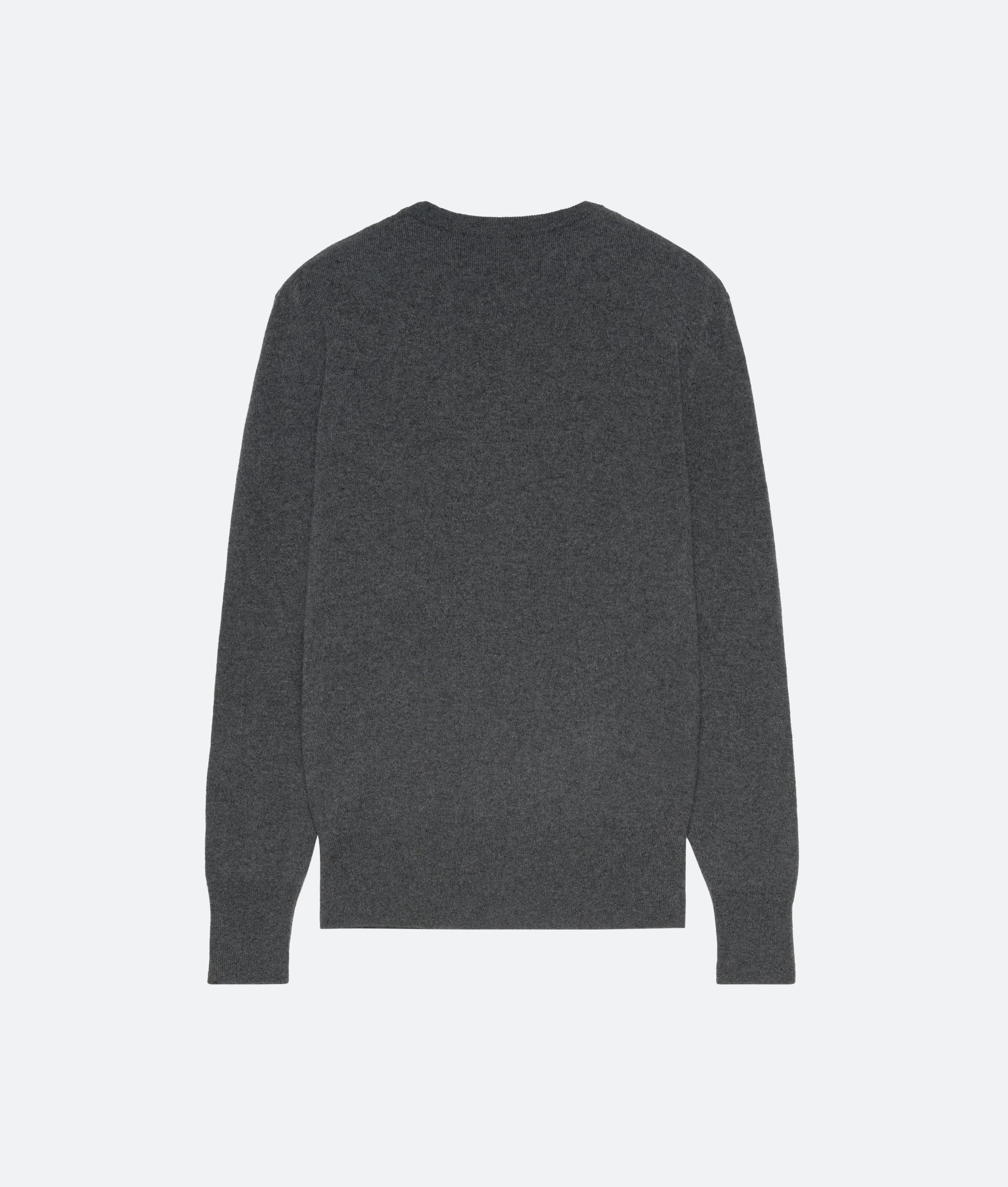 Cashmere Crew Sweater in Charcoal - packshot