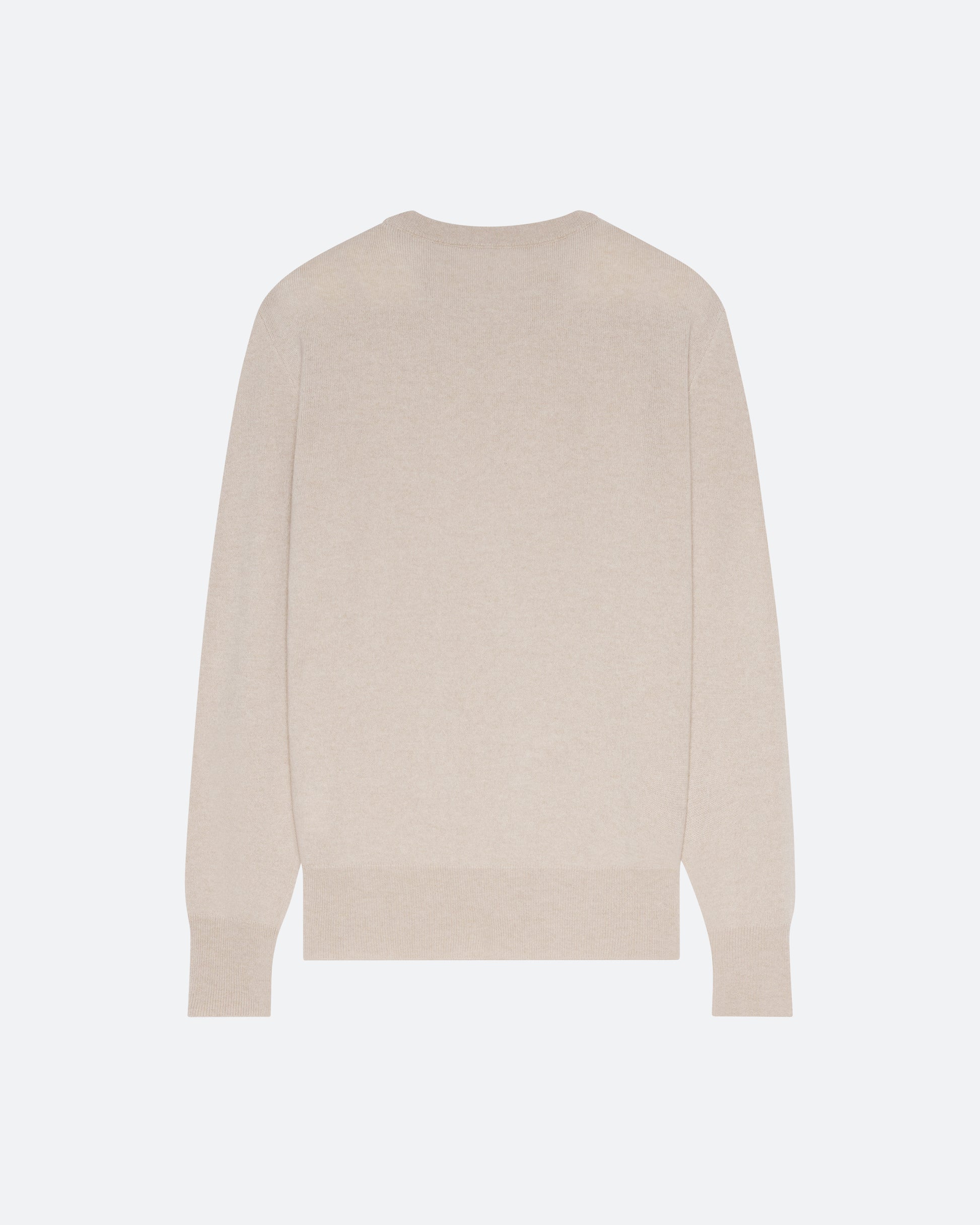 Cashmere Crew Sweater in Feather - packshot