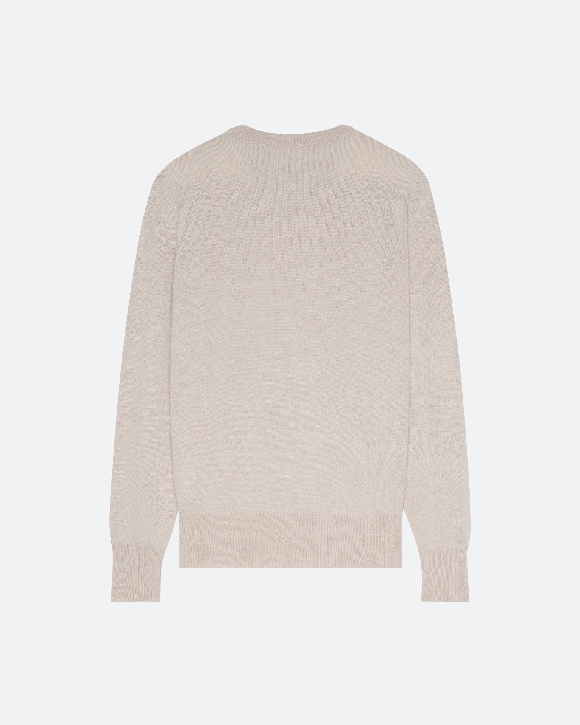 Cashmere Crew Sweater in Feather - packshot