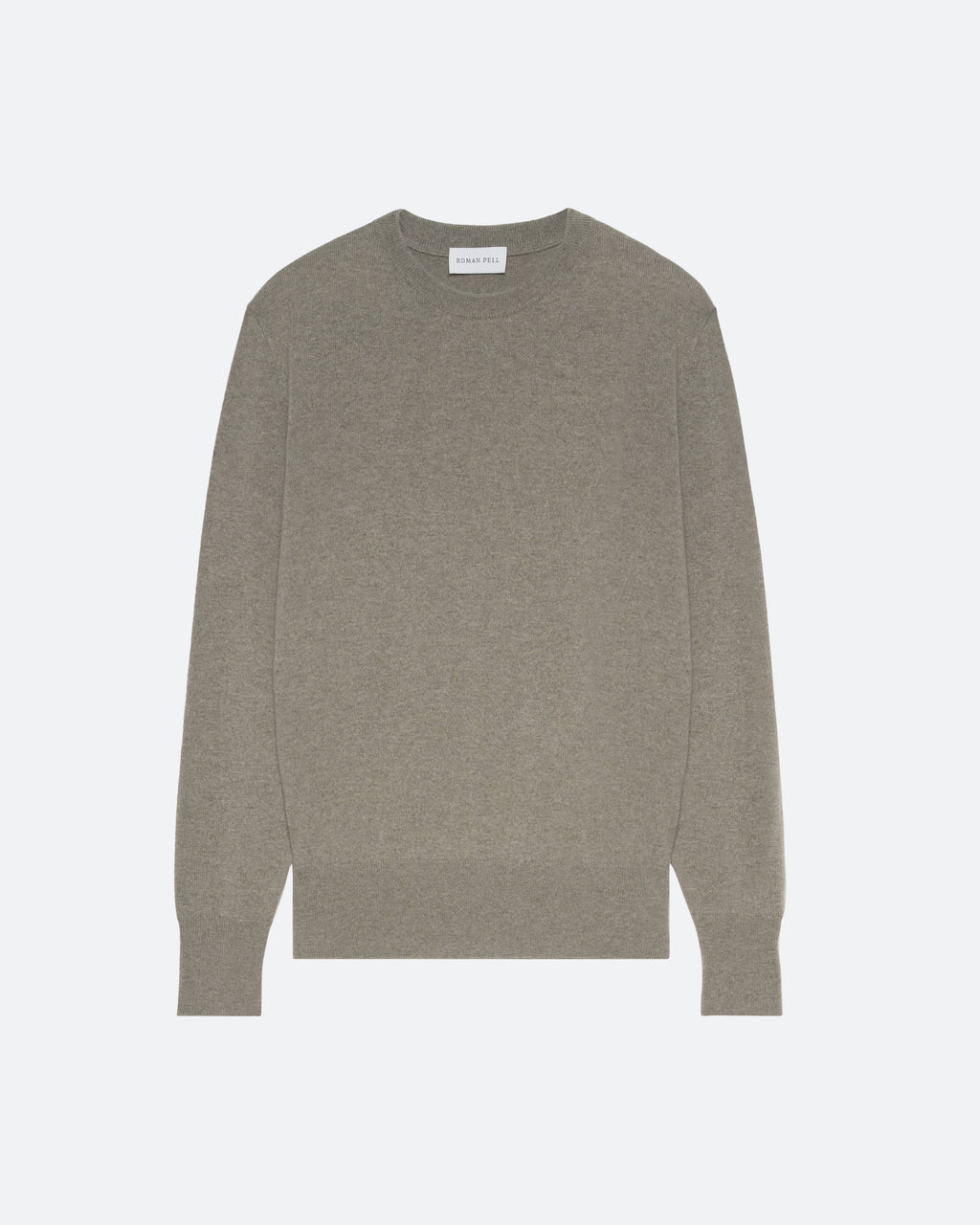 Cashmere Crew Sweater in Lichen - packshot
