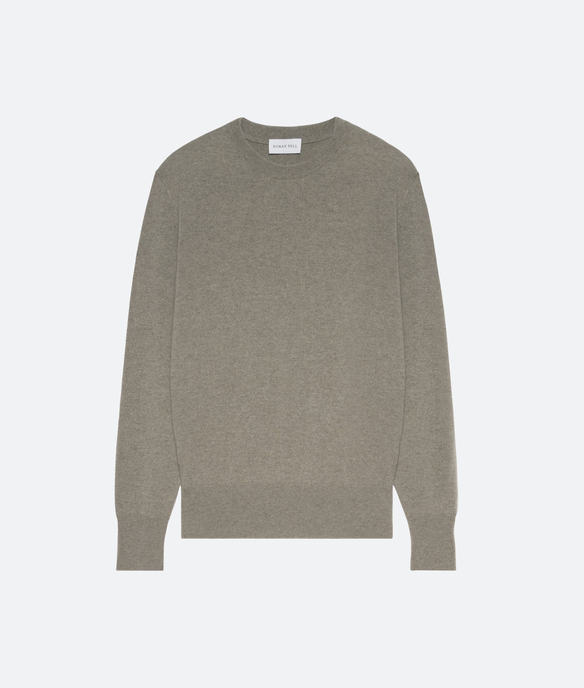 Cashmere Crew Sweater in Lichen - packshot