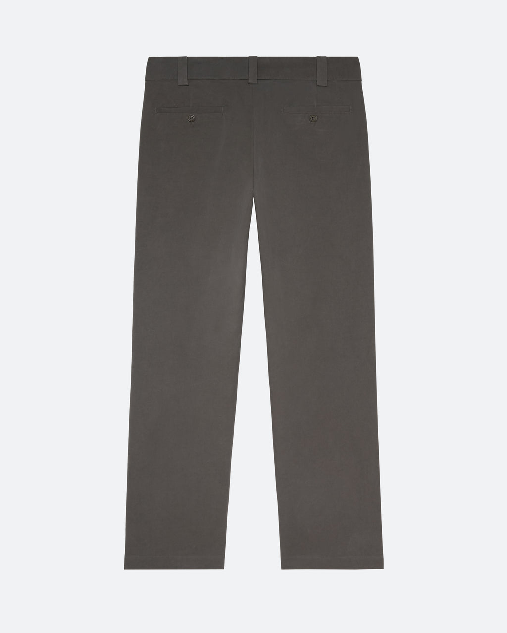 Twill Relaxed Trouser in Militaire - packshot back