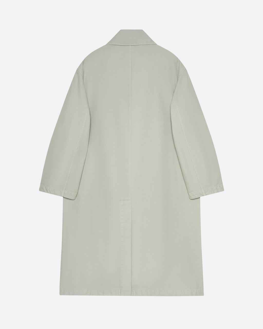Twill Mac Coat in Lichen - packshot