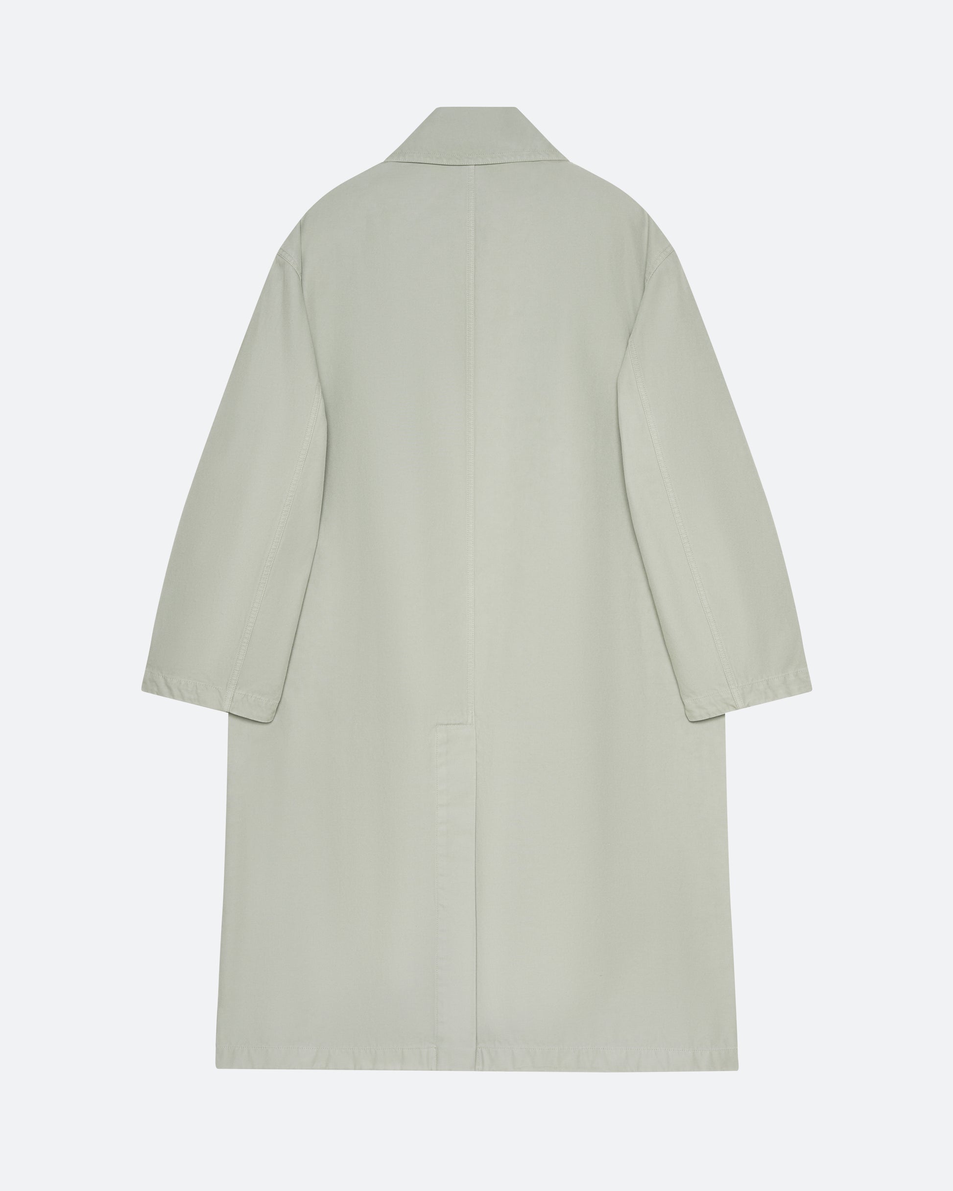 Twill Mac Coat in Lichen - packshot