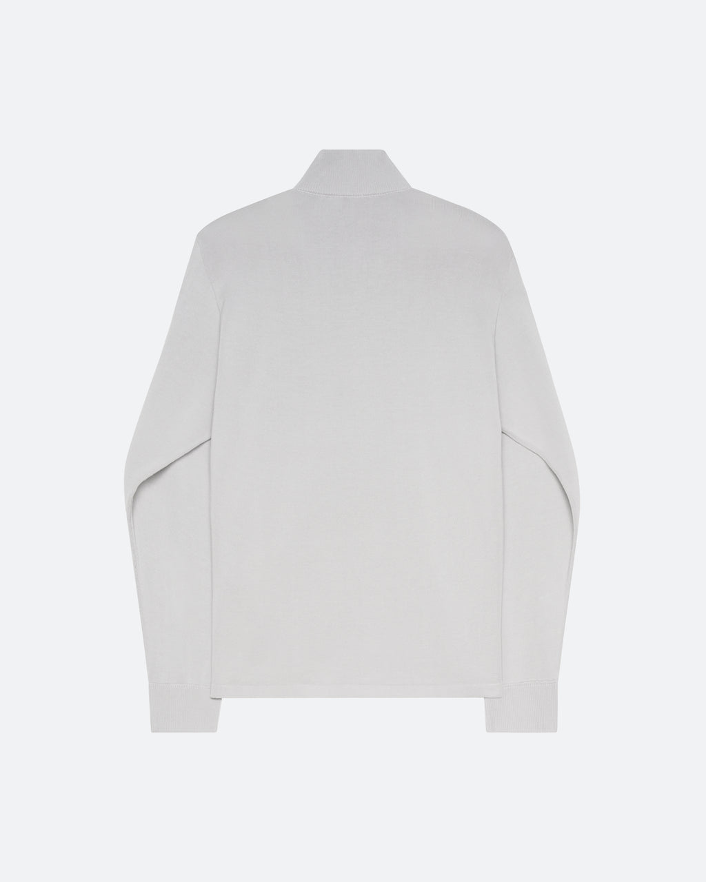 Cotton Knit Shirt in Dove - packshot back
