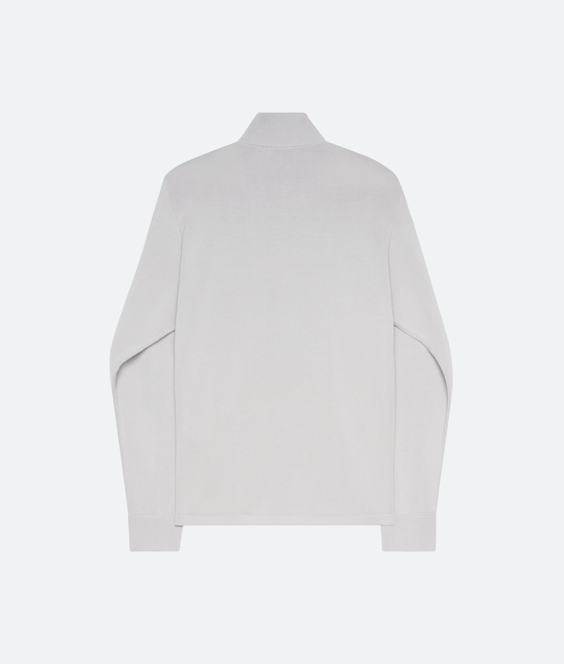Cotton Knit Shirt in Dove - packshot back