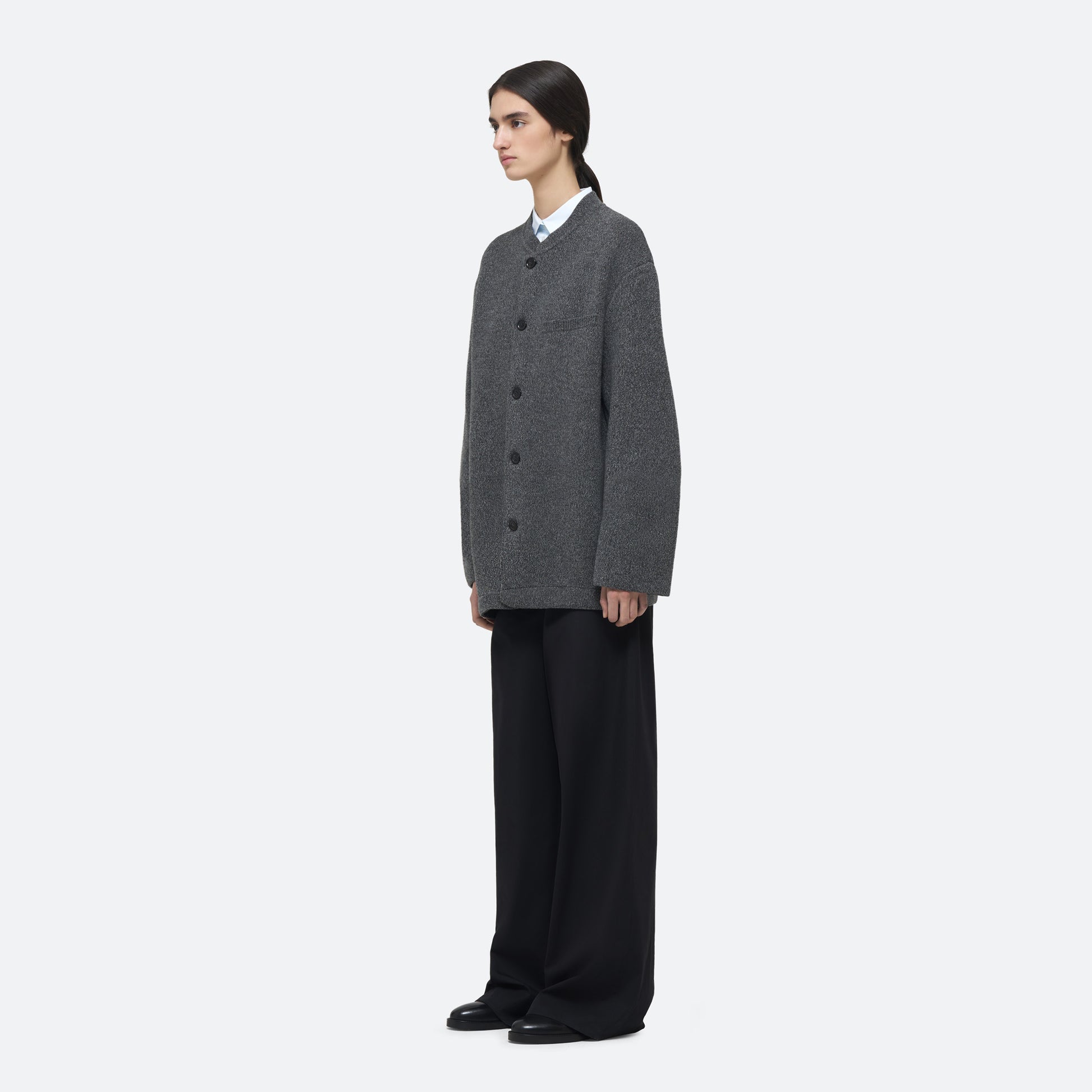 Wool Cashmere Knit Jacket