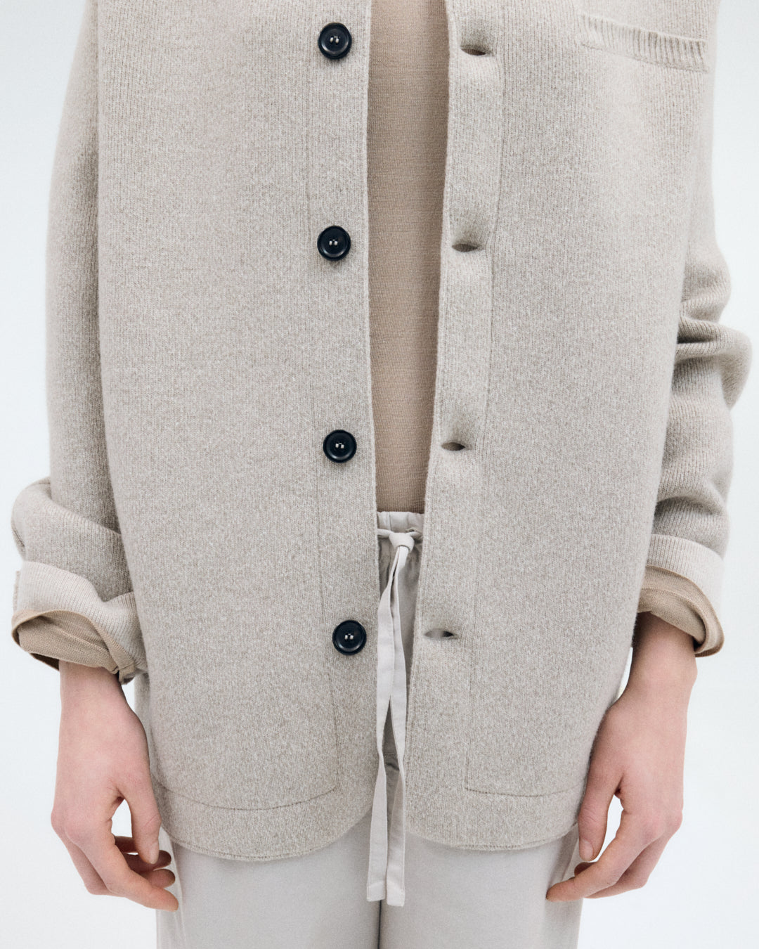 Wool Cashmere Knit Jacket