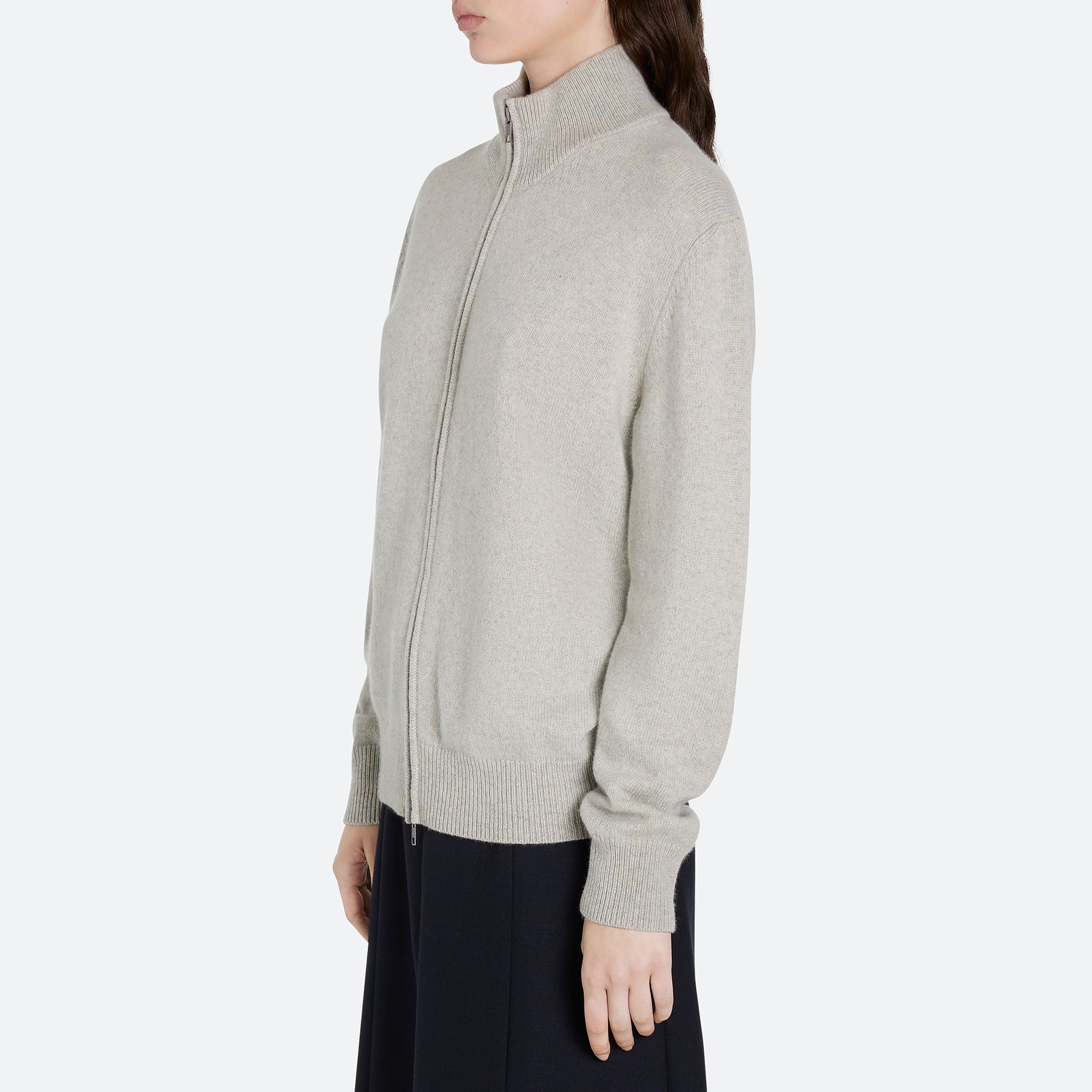 Cashmere Zip Sweater