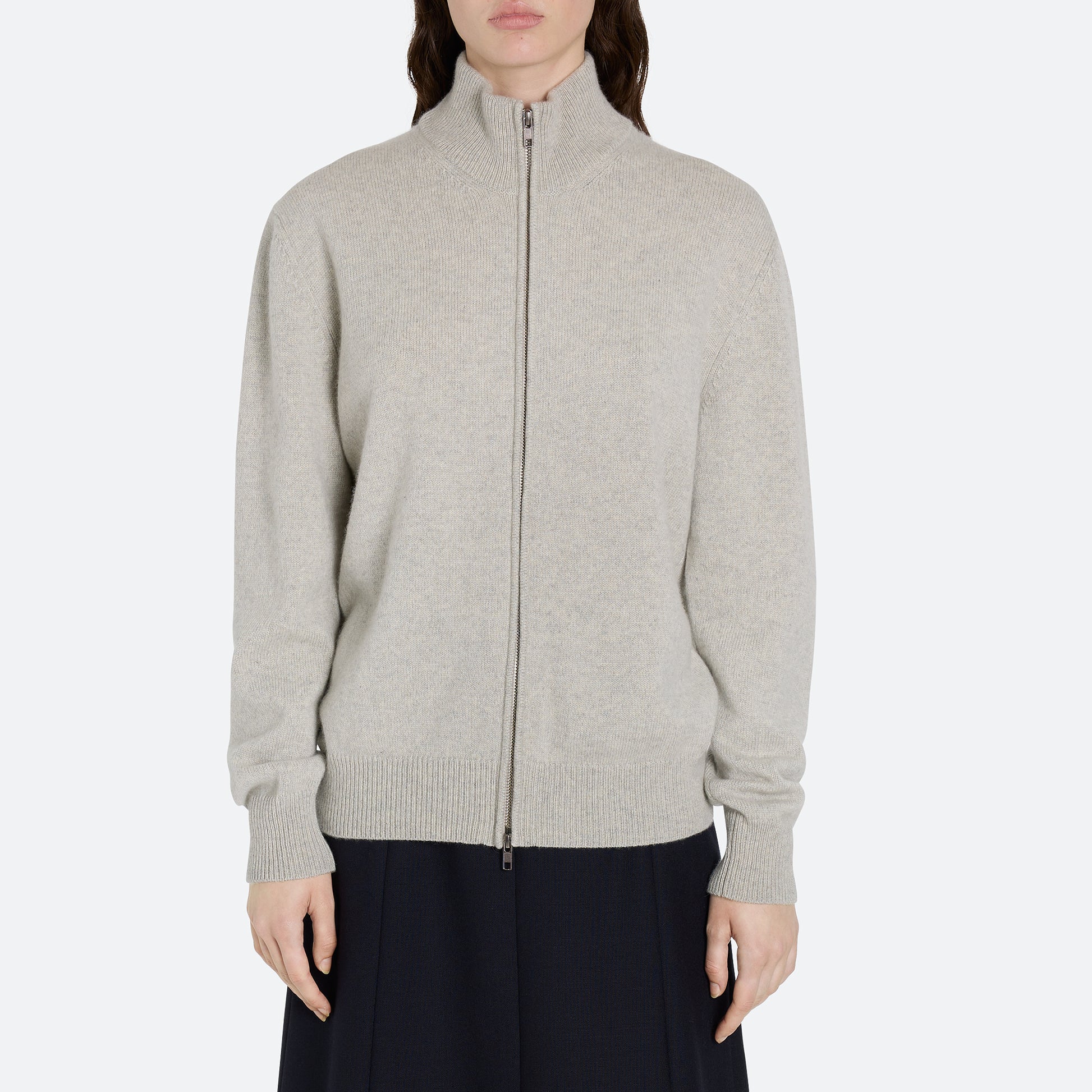 Cashmere Zip Sweater