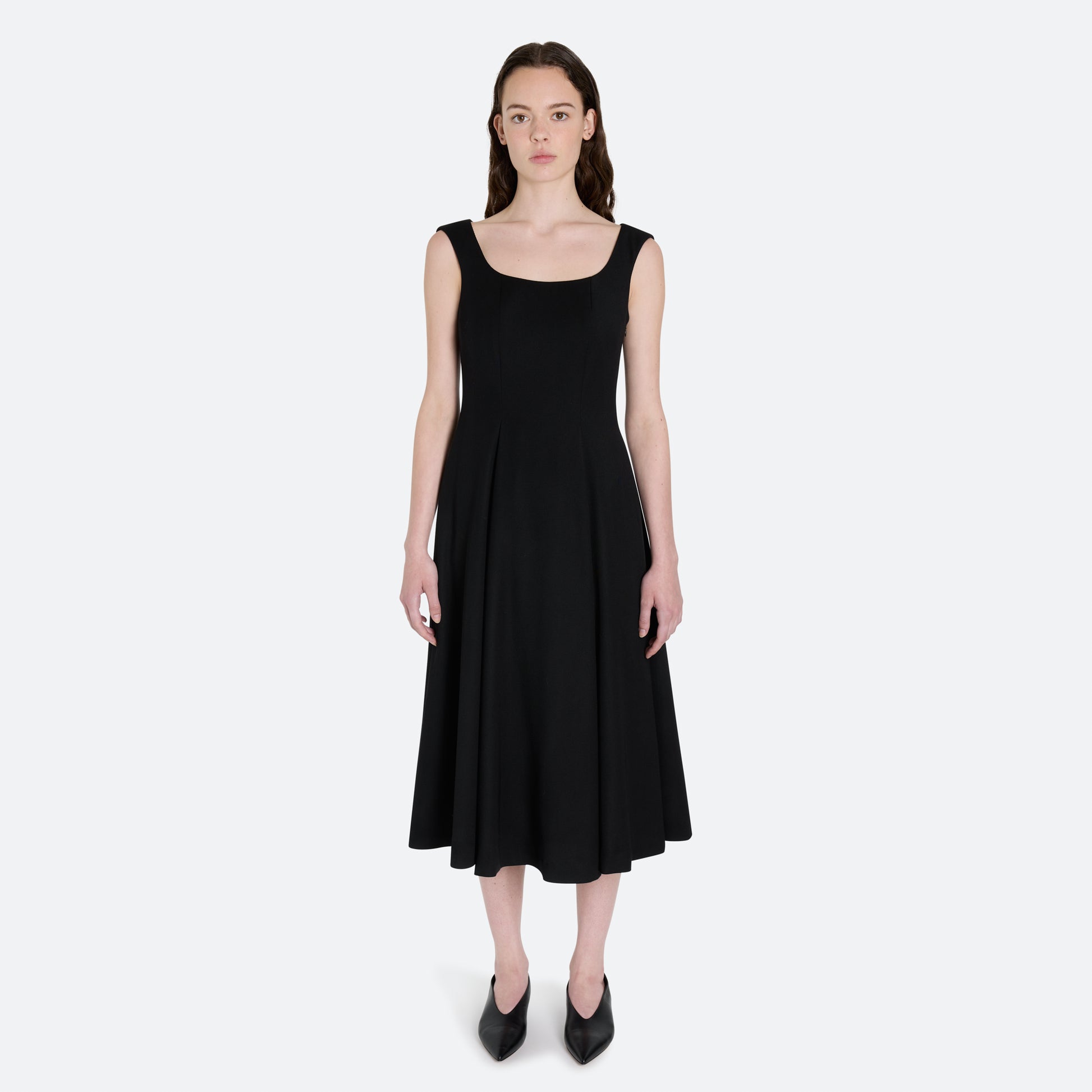 Wool Panel Dress