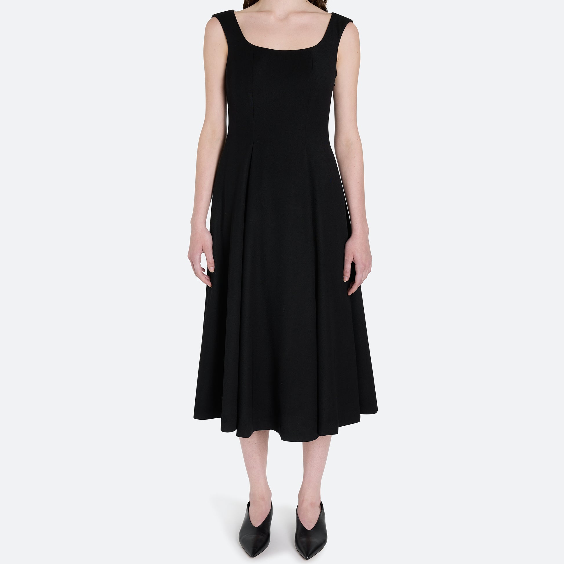 Wool Panel Dress