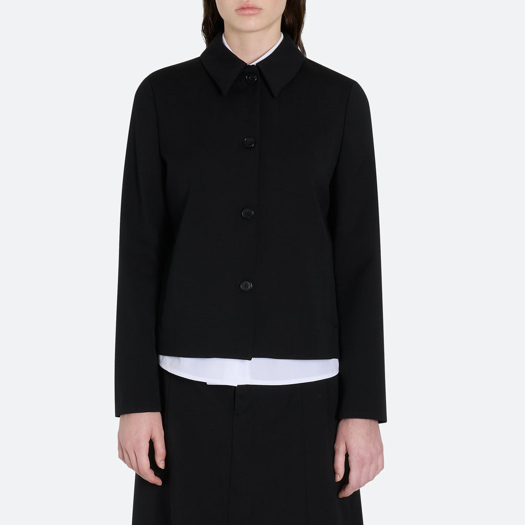 Mohair Wool Button Jacket