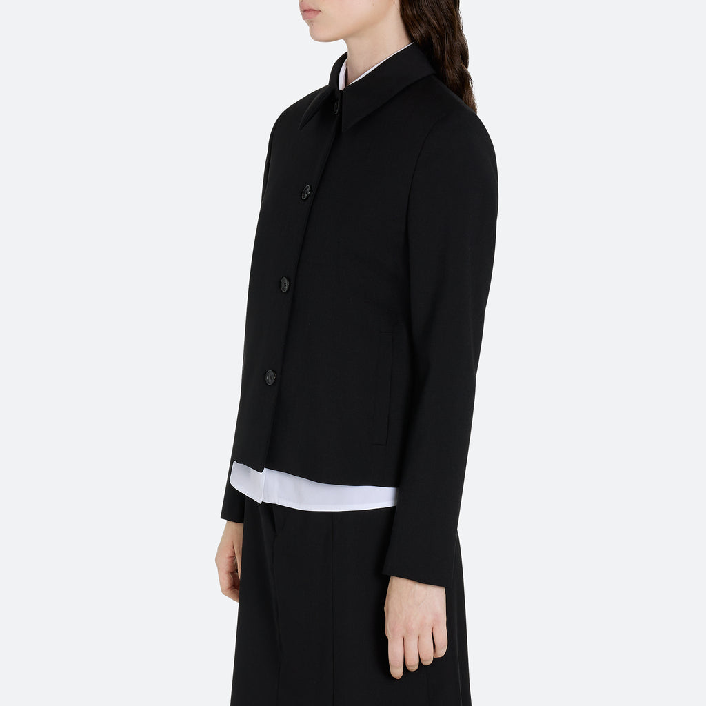 Mohair Wool Button Jacket