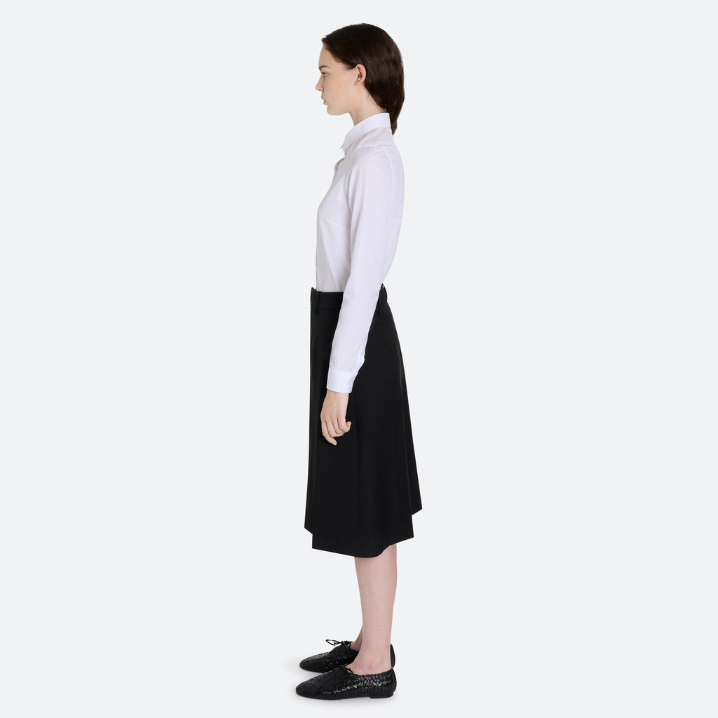 Mohair Wool Tailored Skirt